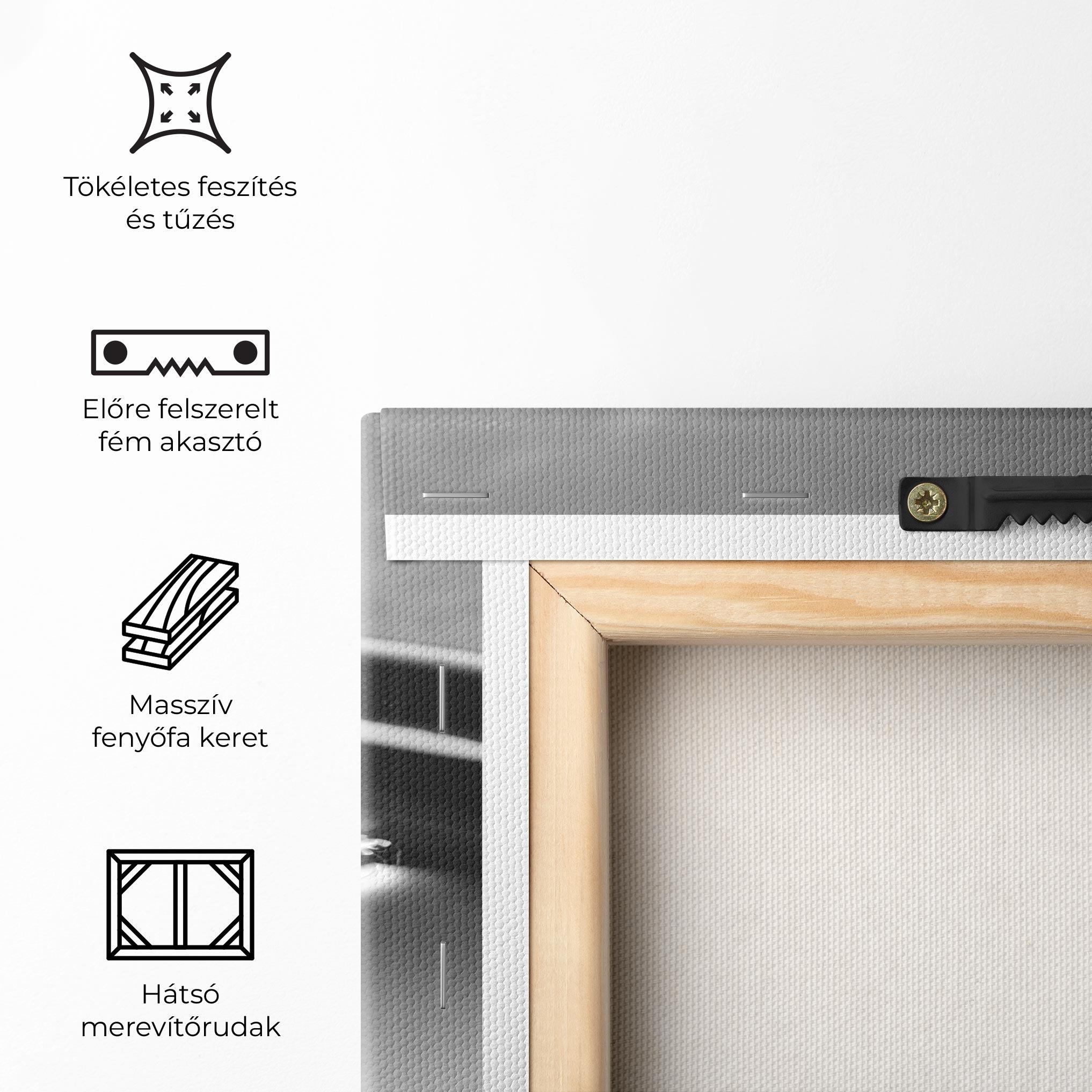 Vászonkép Pebbles Yellow Flower mockup 5