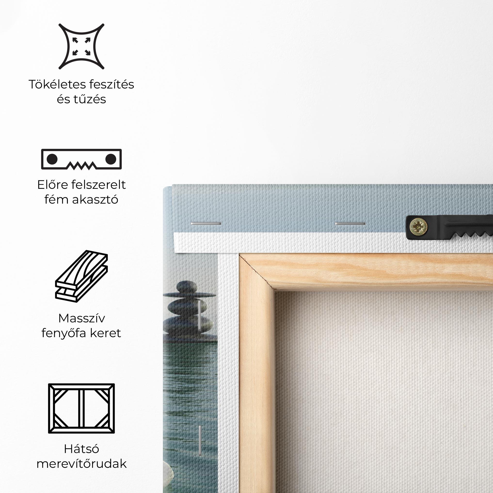 Vászonkép Zen Rock Pool mockup 5