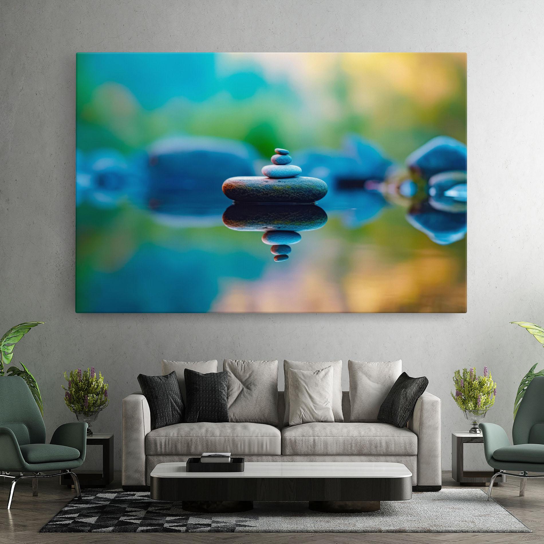 Vászonkép Pile Rocks mockup 7