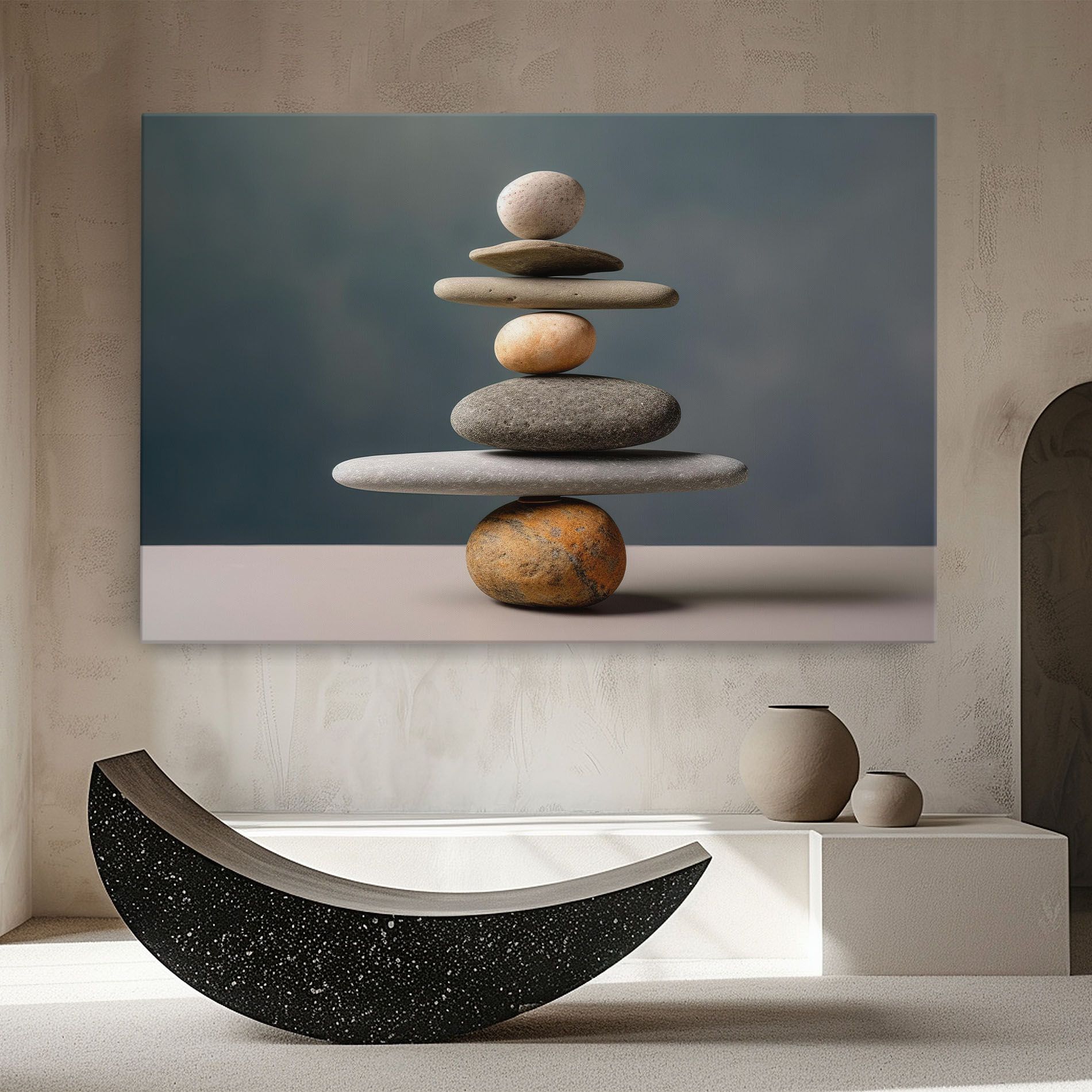 Balance Pebbles Pyramid mockup 8