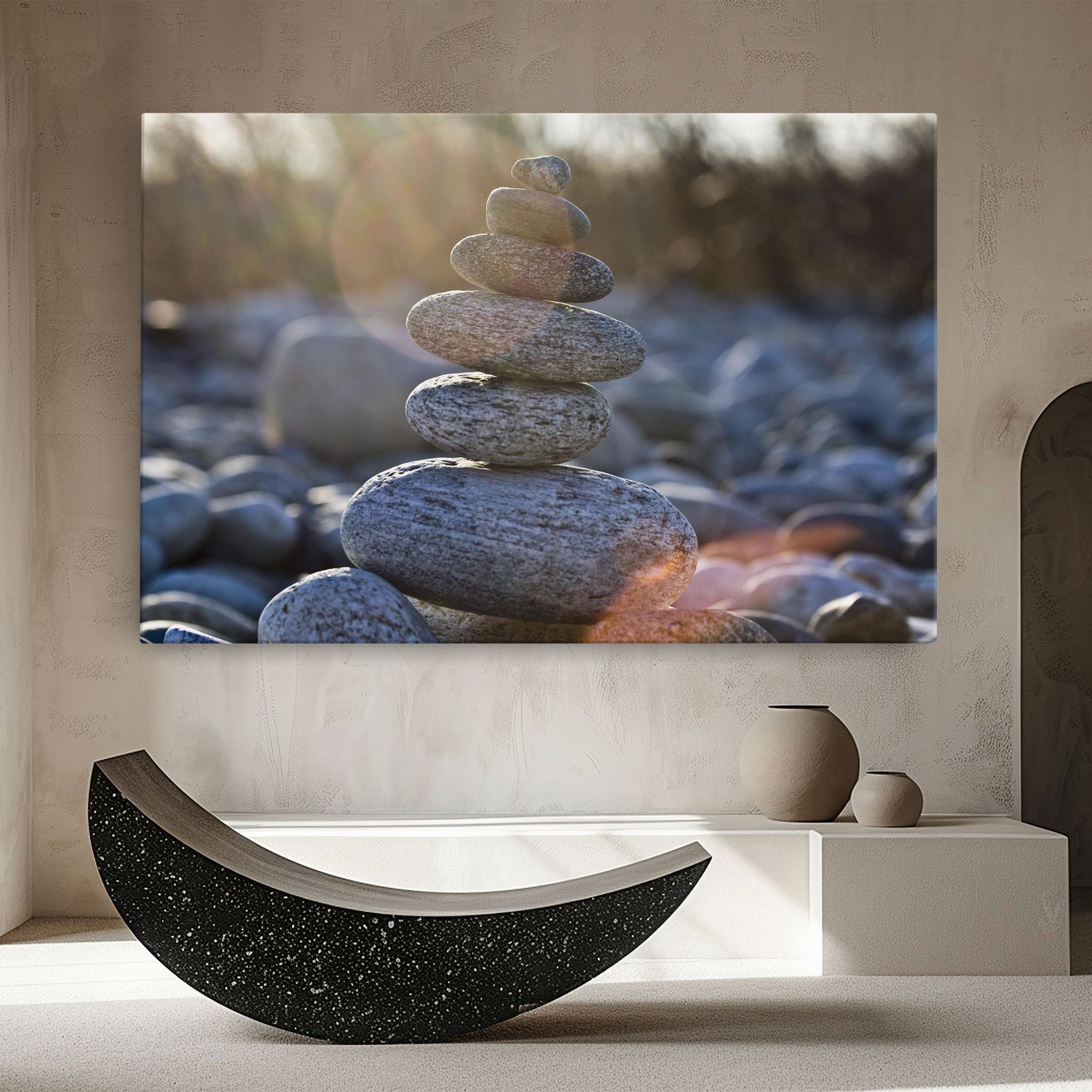 Closeup Shot Rocks mockup 8
