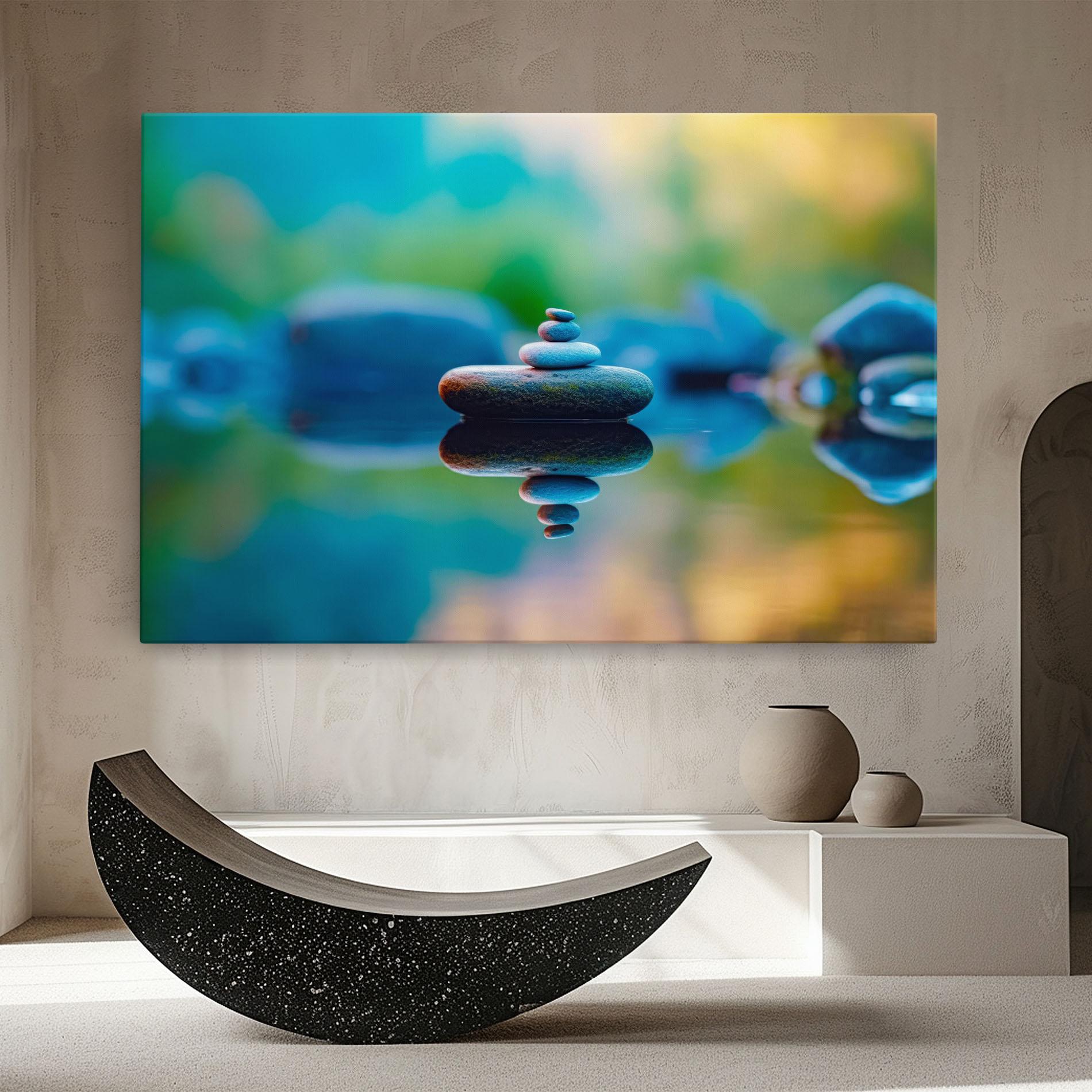 Vászonkép Pile Rocks mockup 8