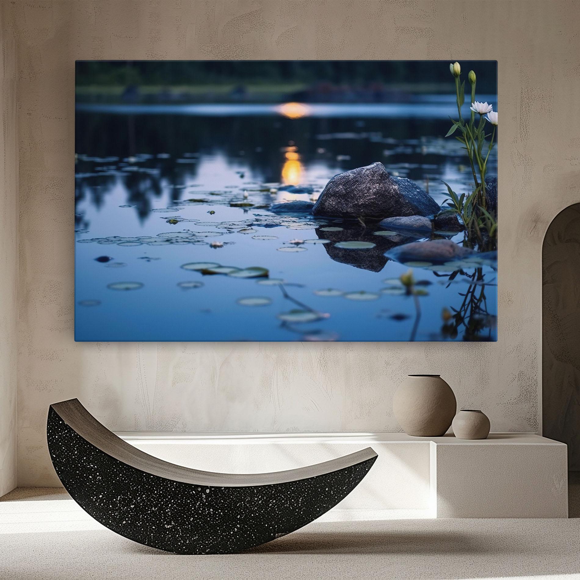 Vászonkép Water Stones mockup 8