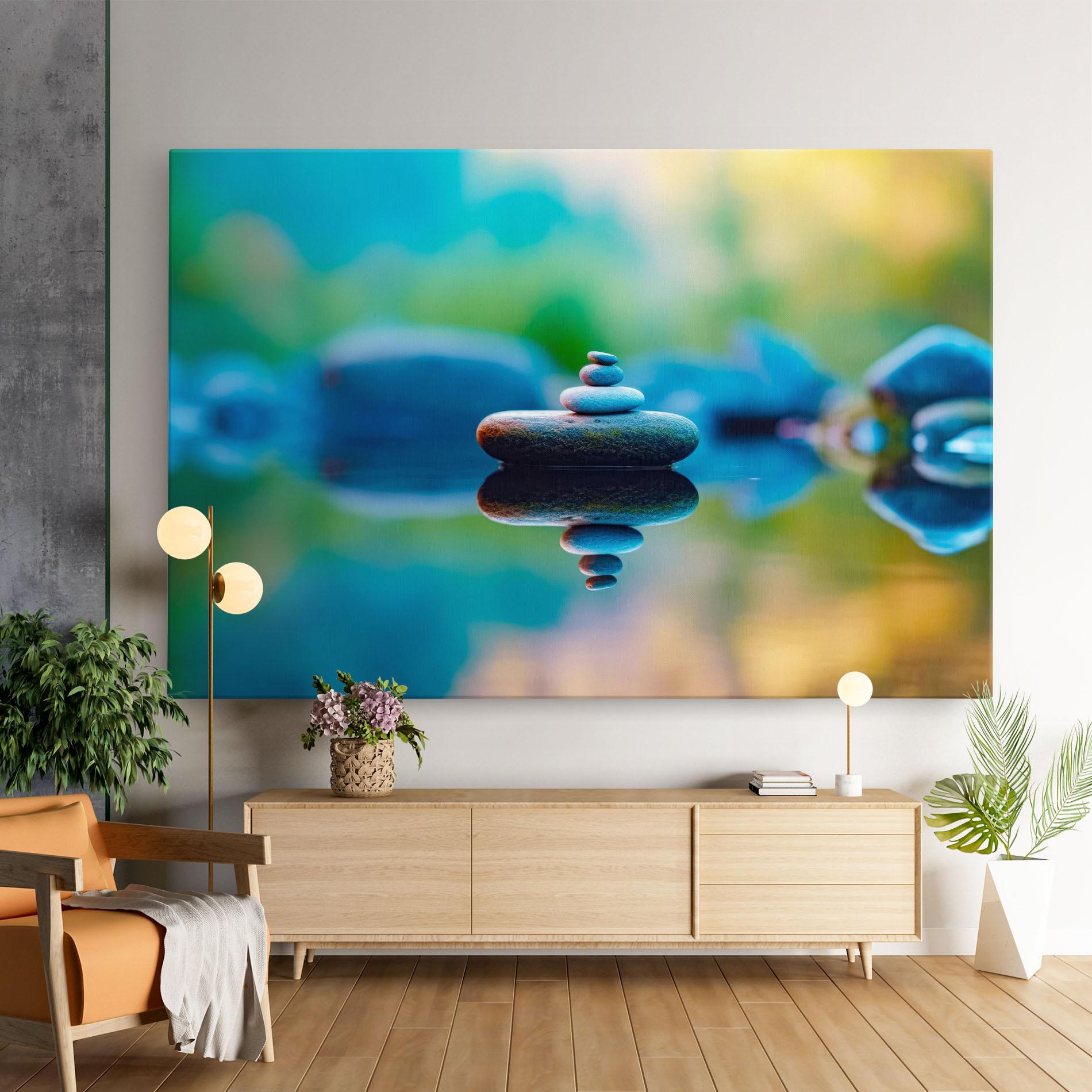 Vászonkép Pile Rocks mockup 9