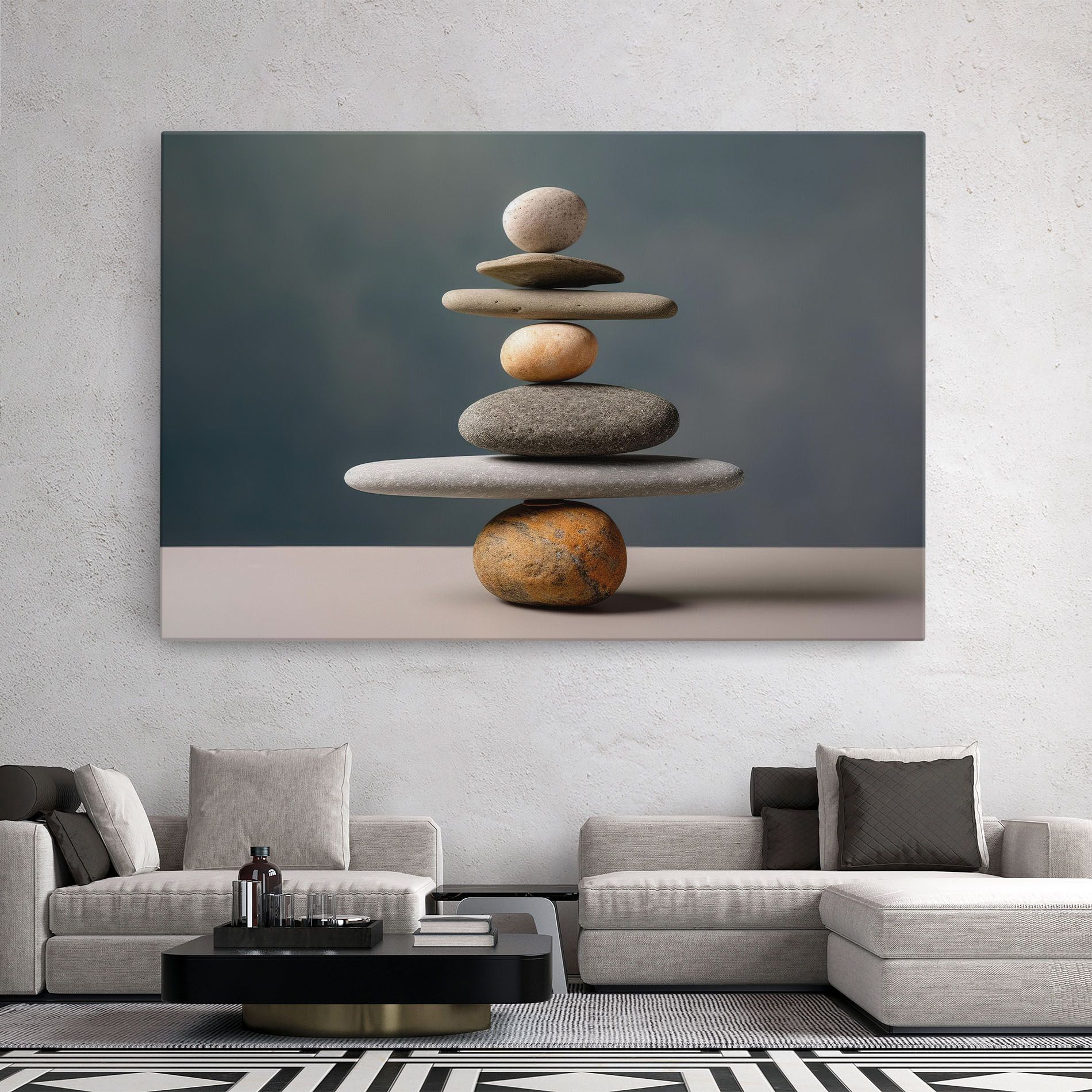 Balance Pebbles Pyramid mockup 2