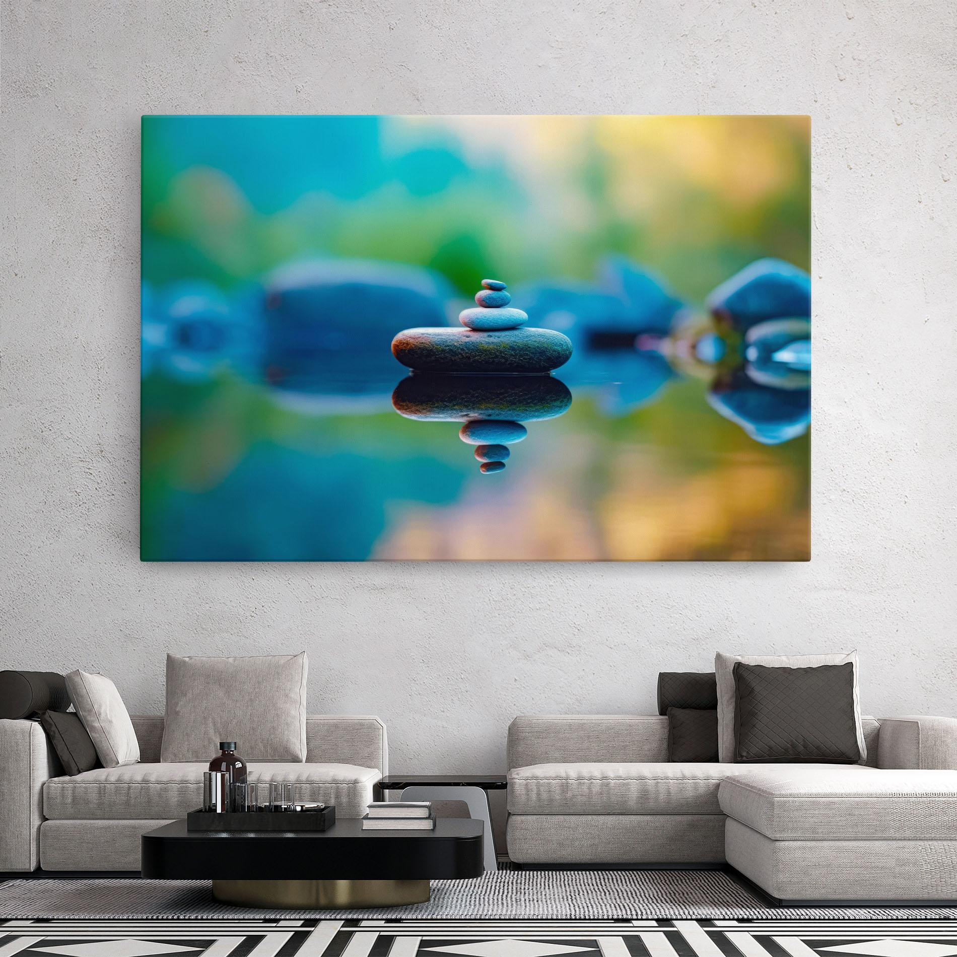 Vászonkép Pile Rocks mockup 2