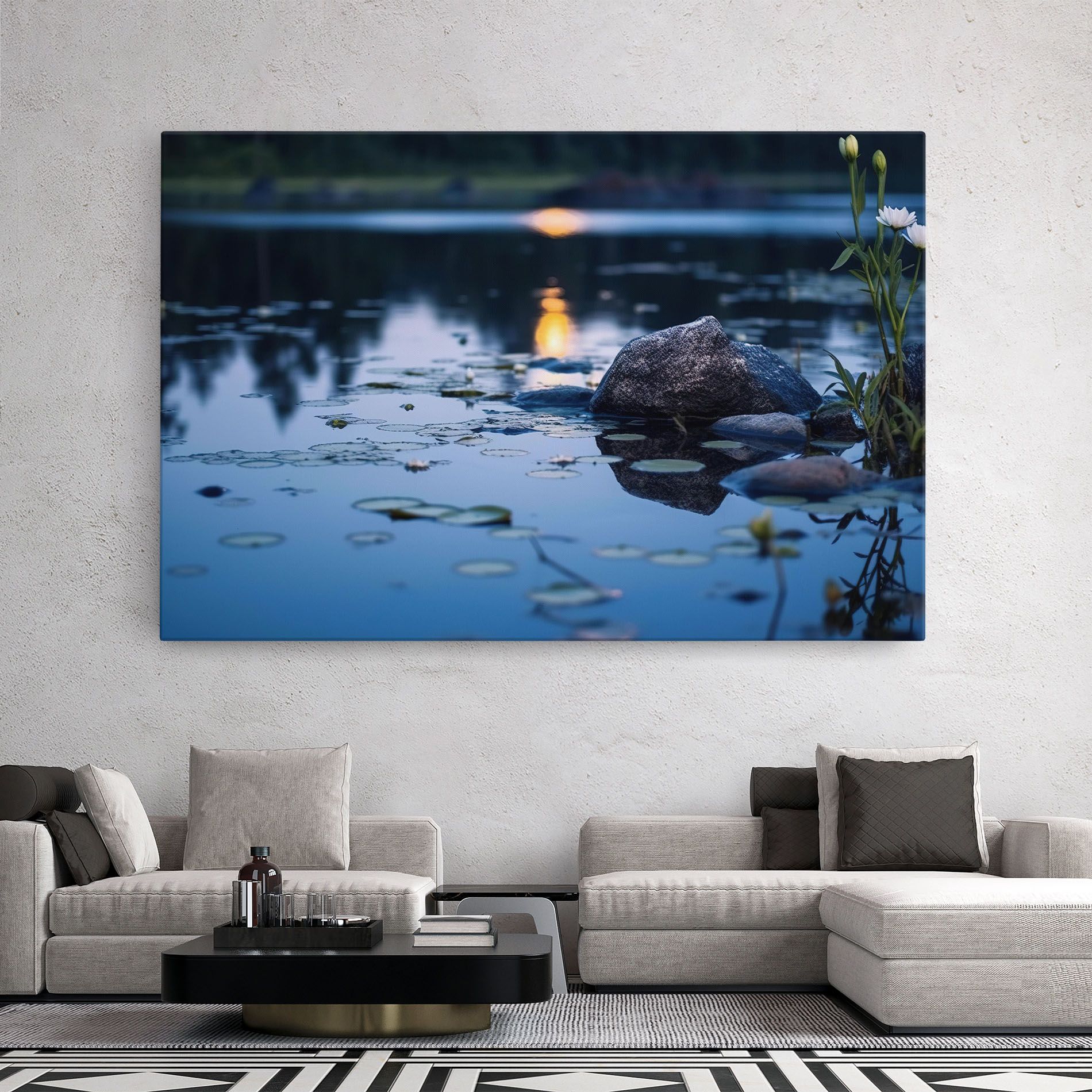 Water Stones mockup 2