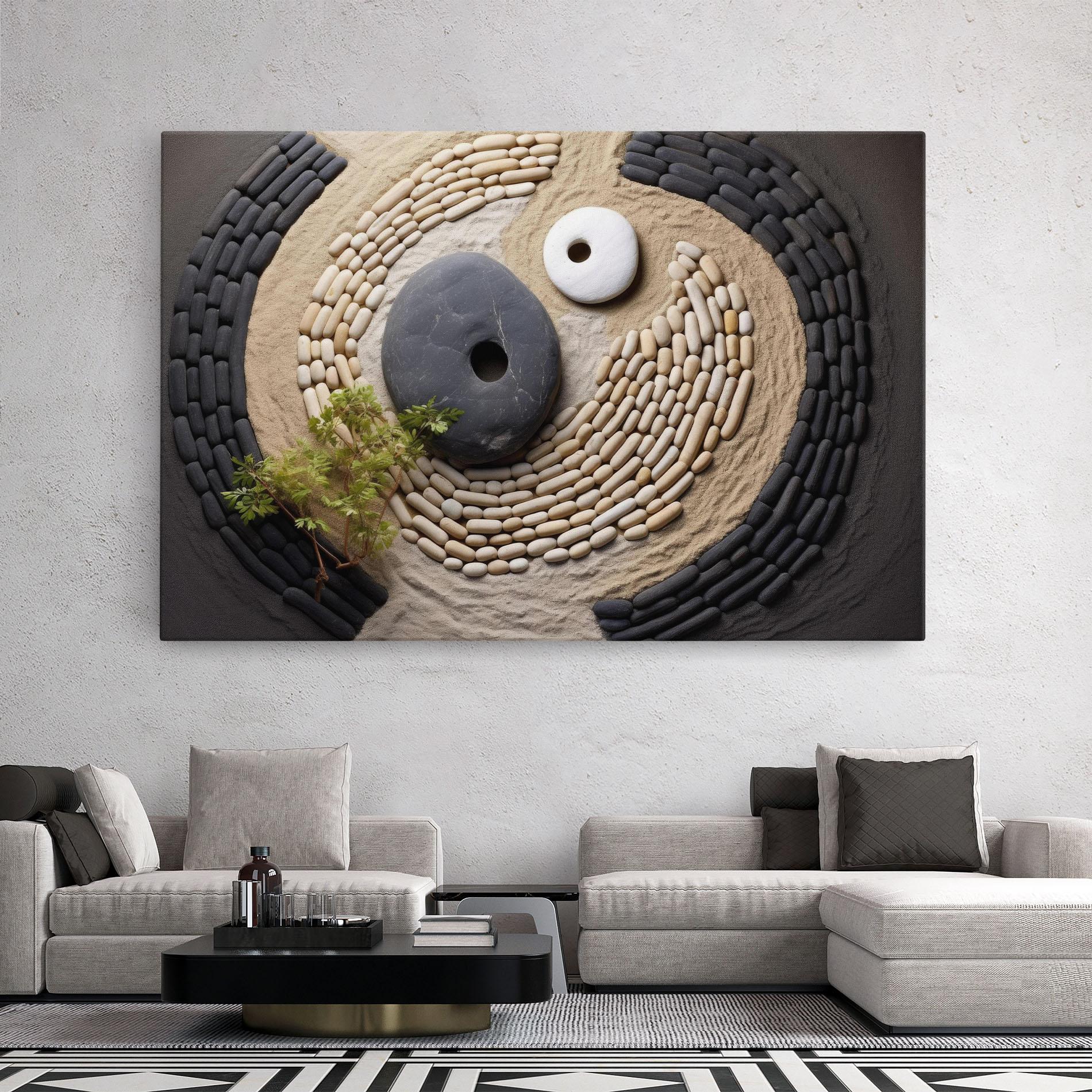 Vászonkép Zen Garden mockup 2