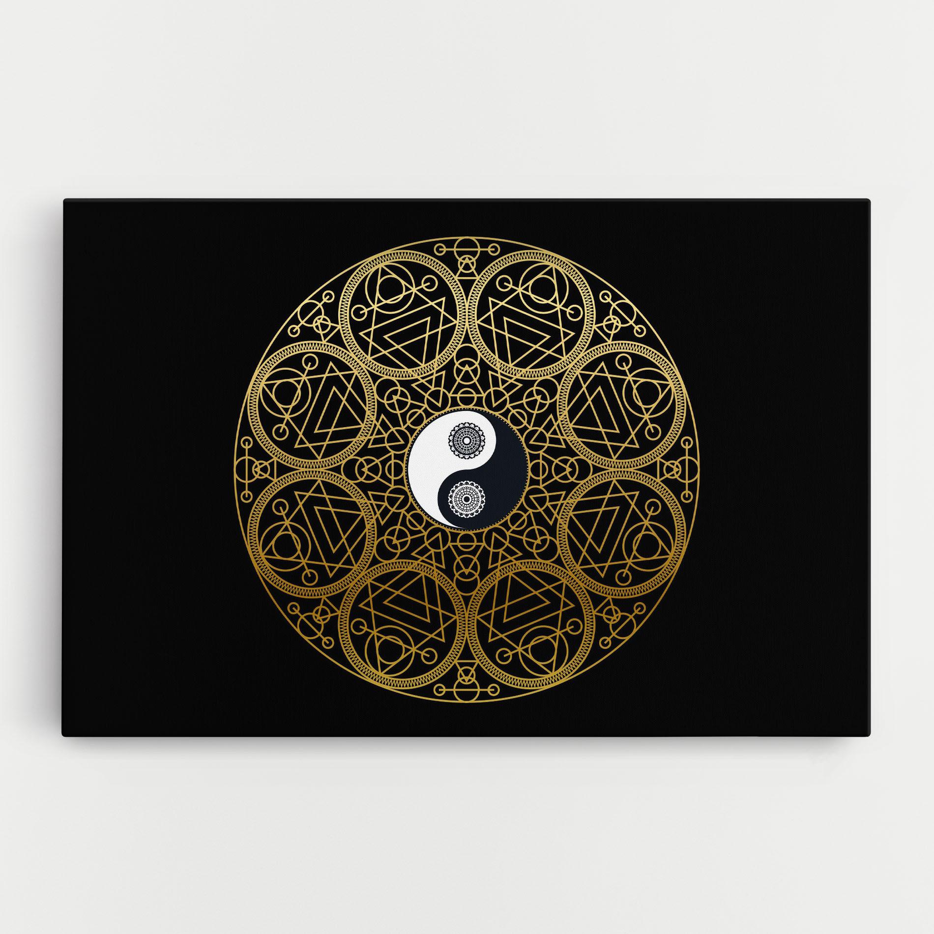 Vászonkép Meditation Mandala mockup 0