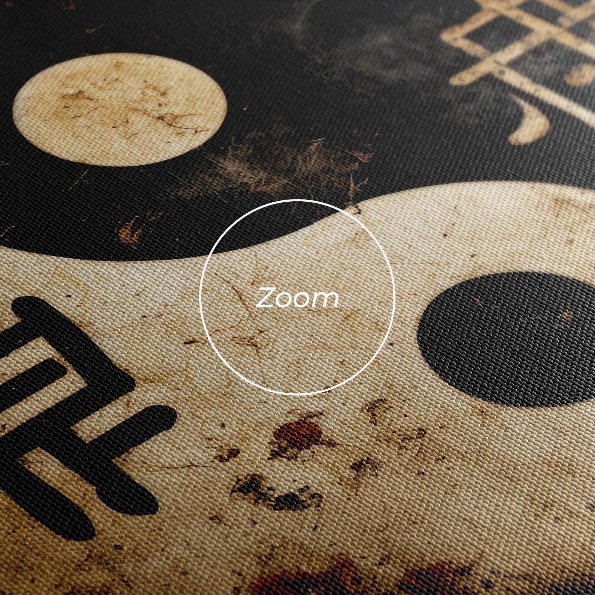 Vászonkép Chinese Yinyang mockup 3