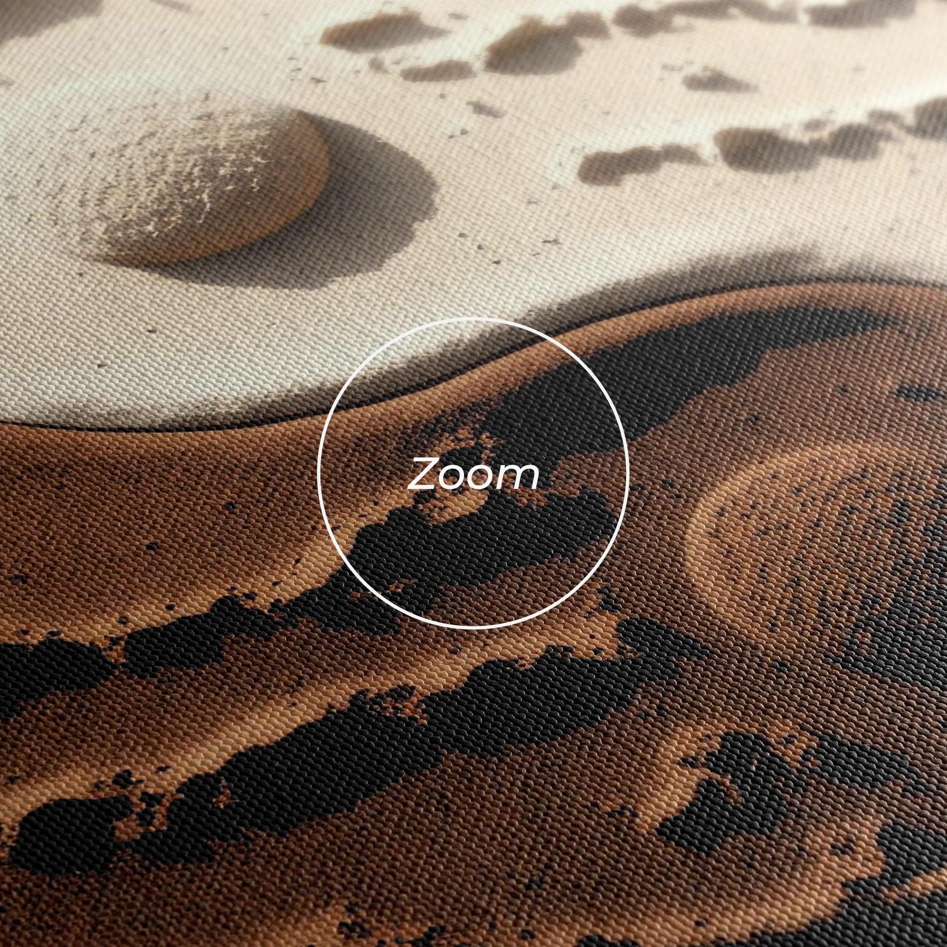 Vászonkép Earth Yinyang mockup 3