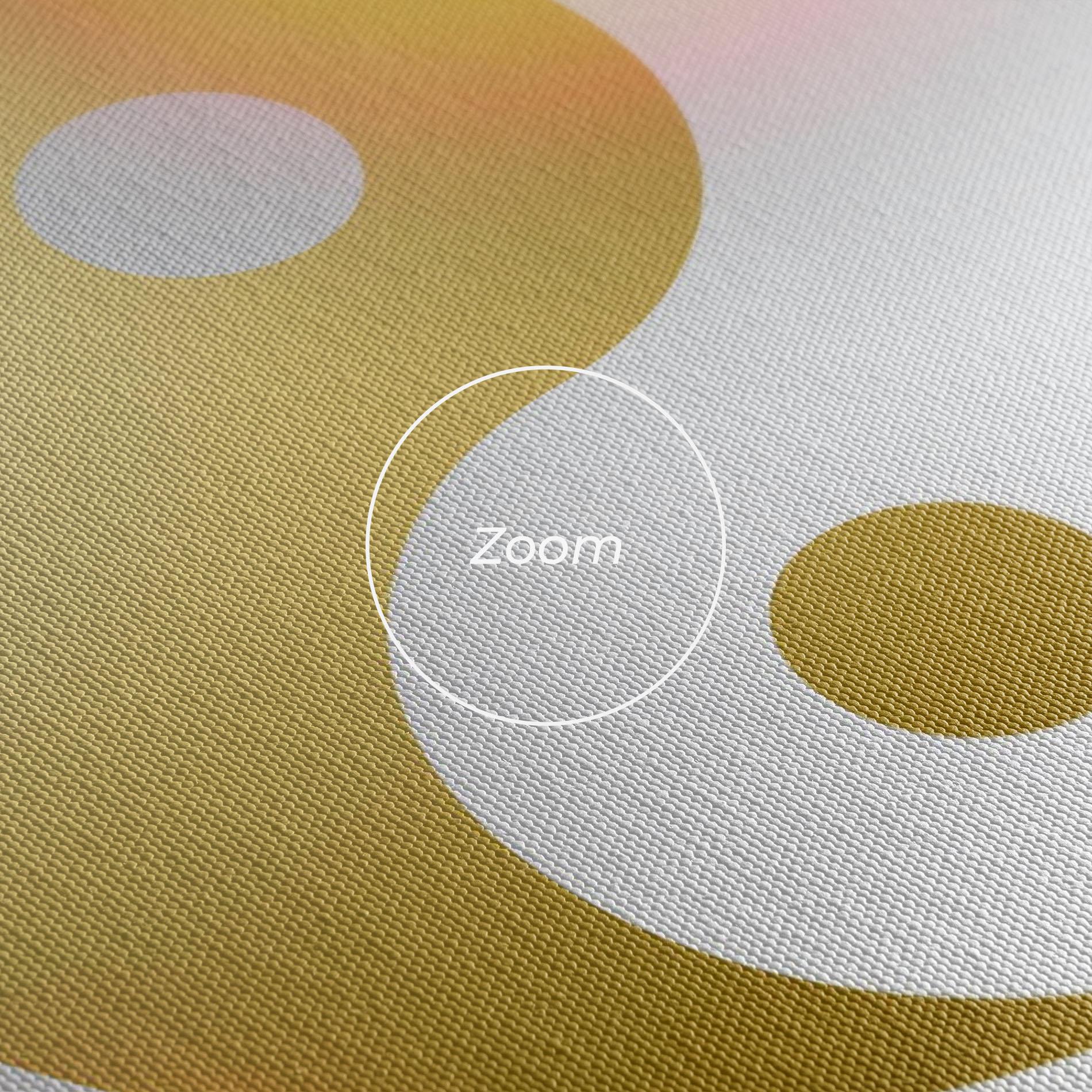 Vászonkép Gold Light Yinyang mockup 3