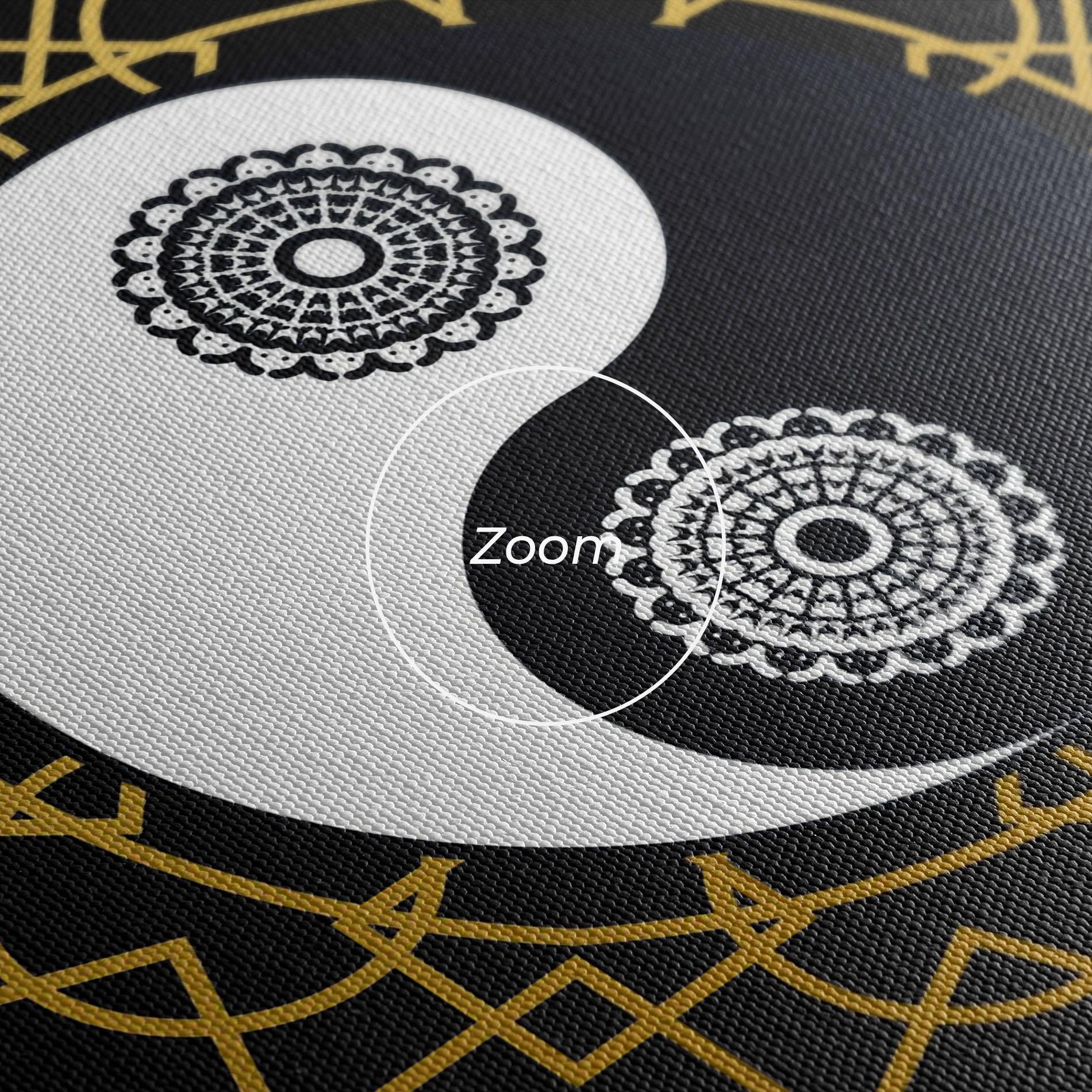 Vászonkép Meditation Yin Yang mockup 3