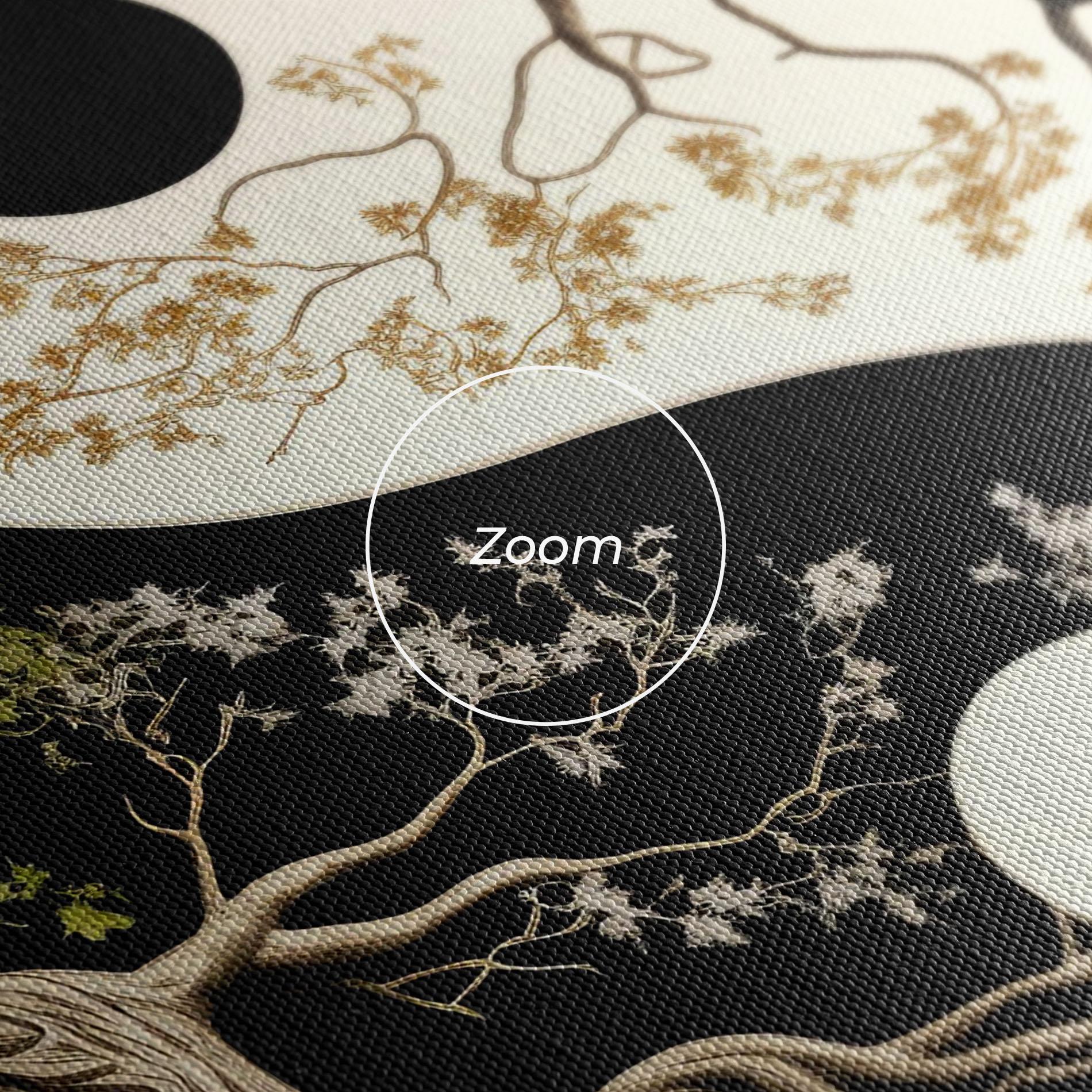 Vászonkép Tree Yinyang mockup 3
