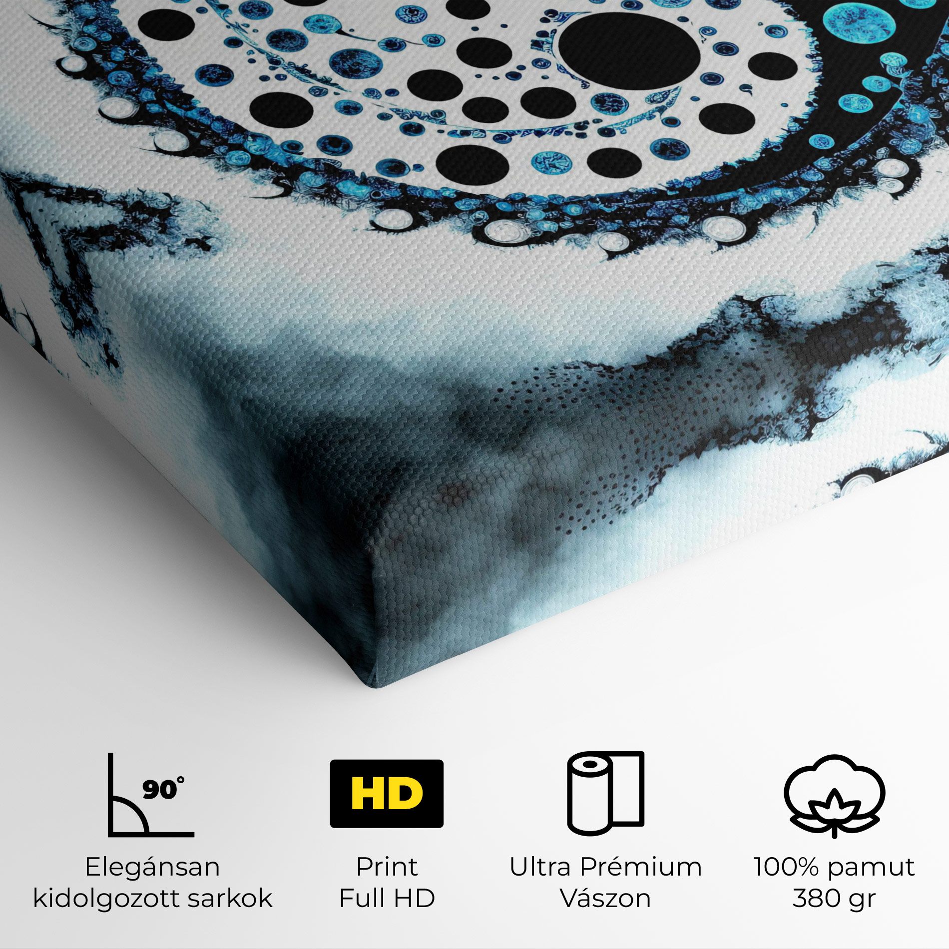 Blue White Yinyang mockup 4