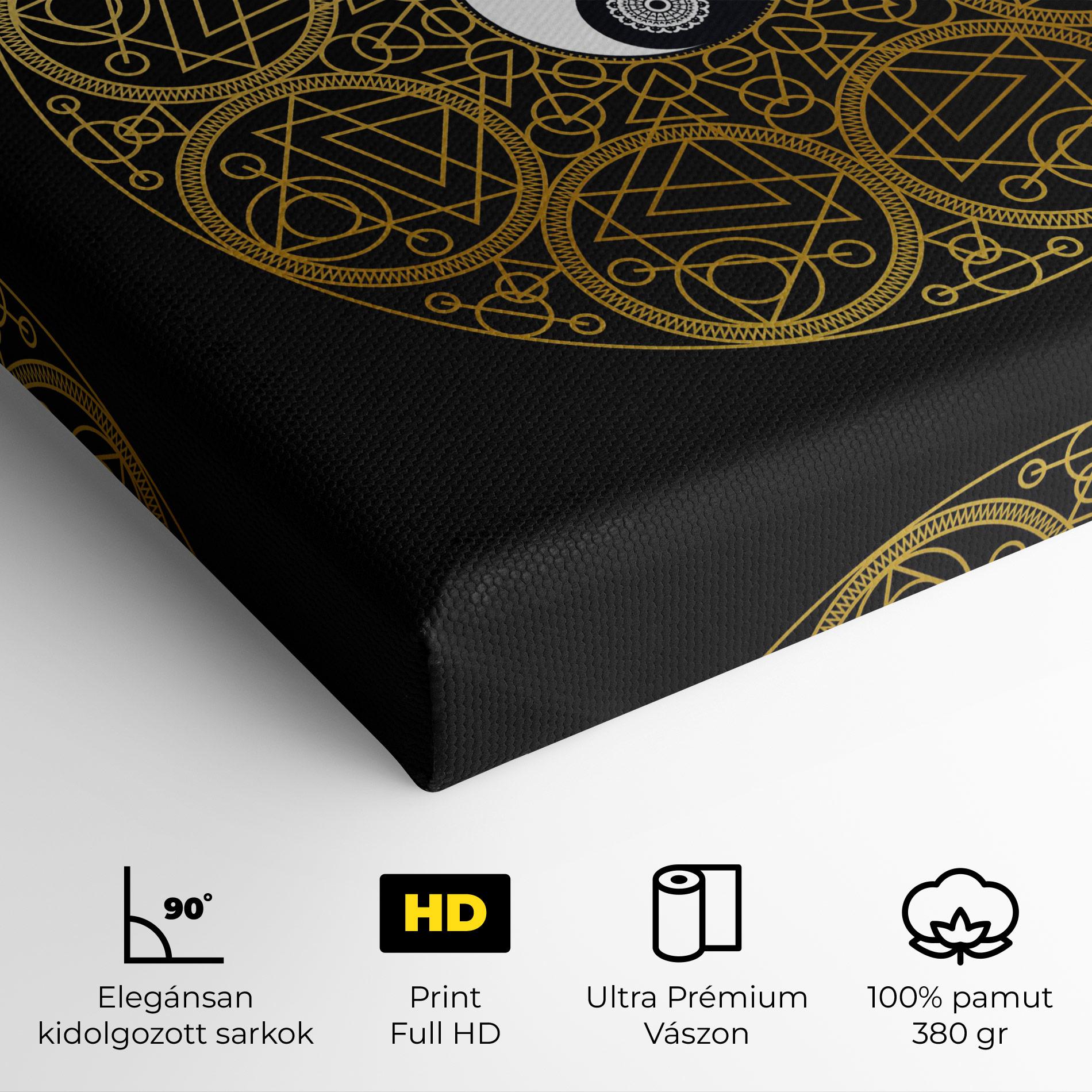 Vászonkép Meditation Mandala mockup 4