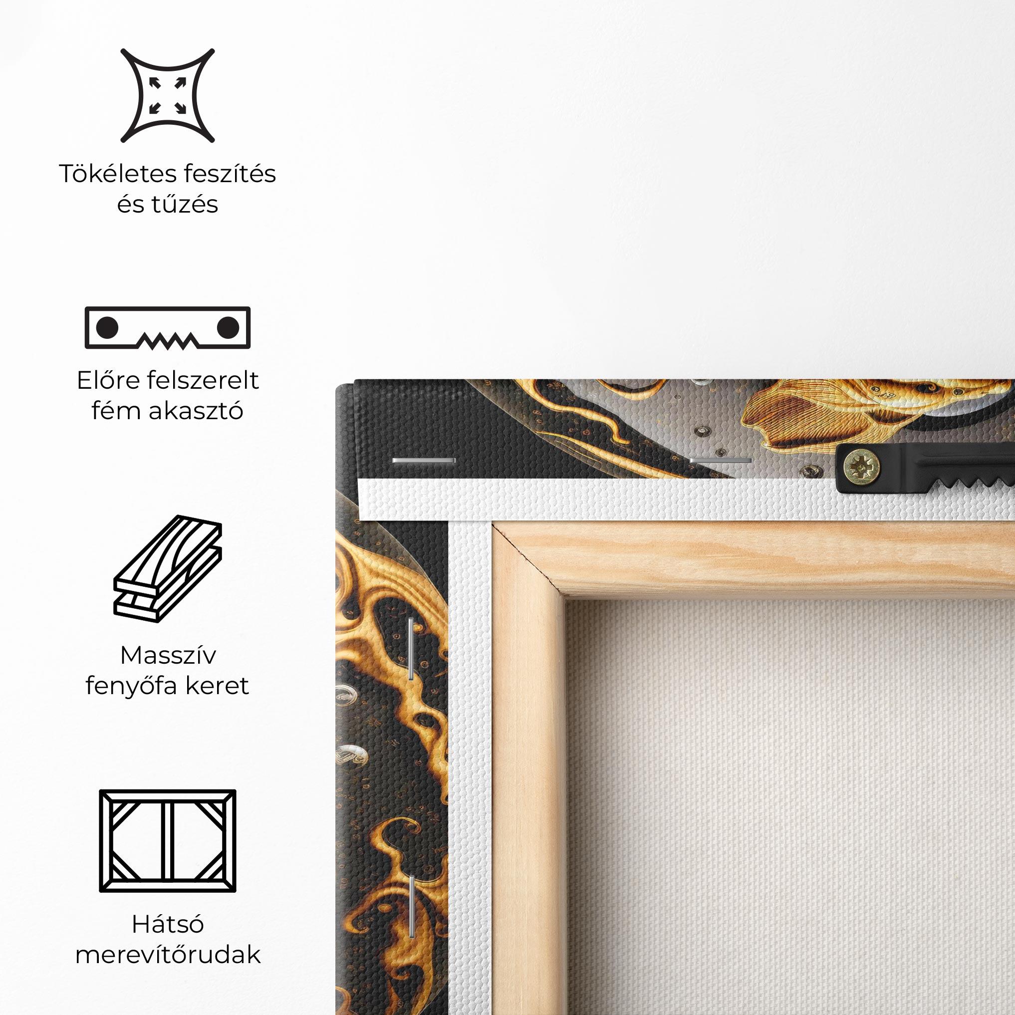 Vászonkép Caramel Yinyang mockup 5