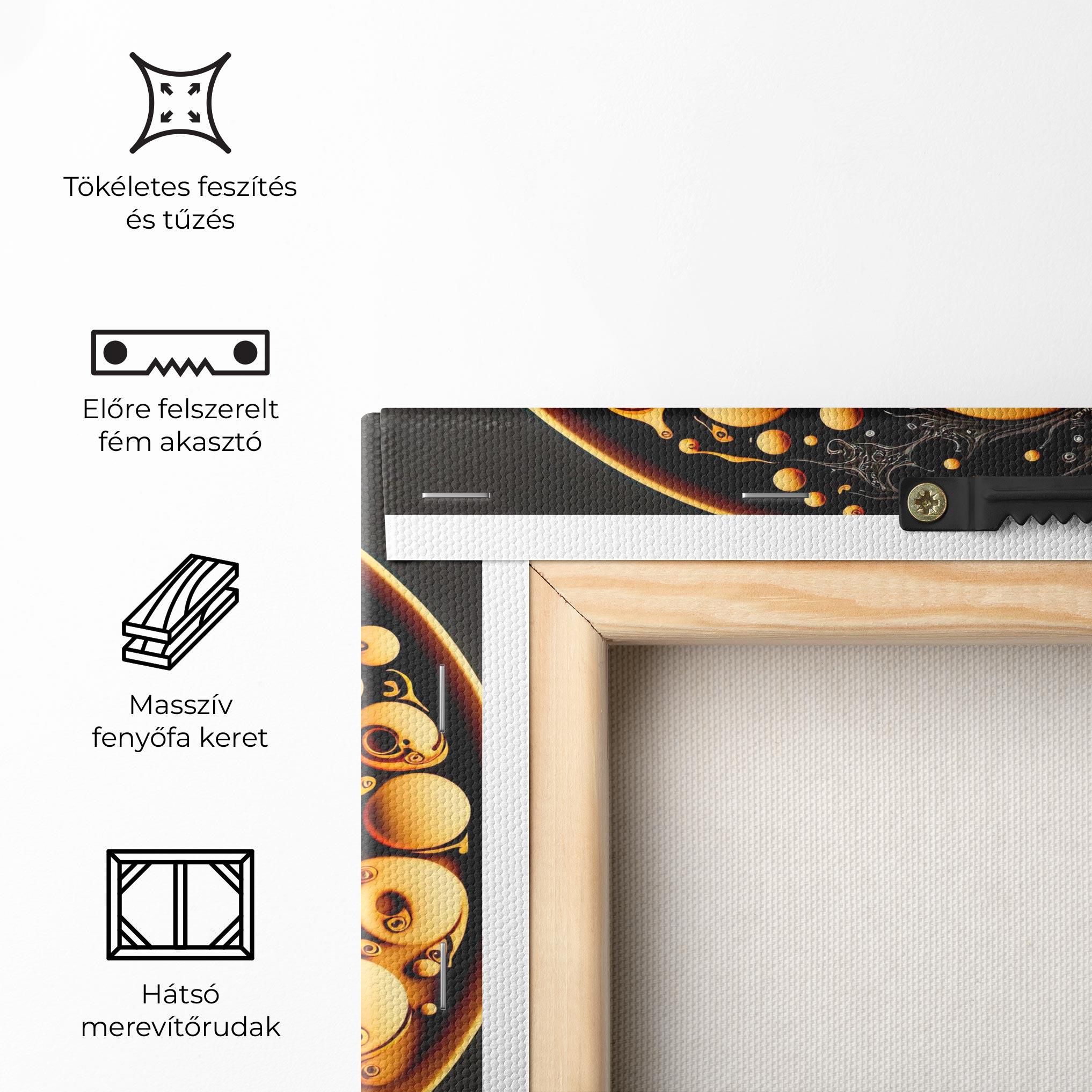 Vászonkép Cream Balls Yinyang mockup 5