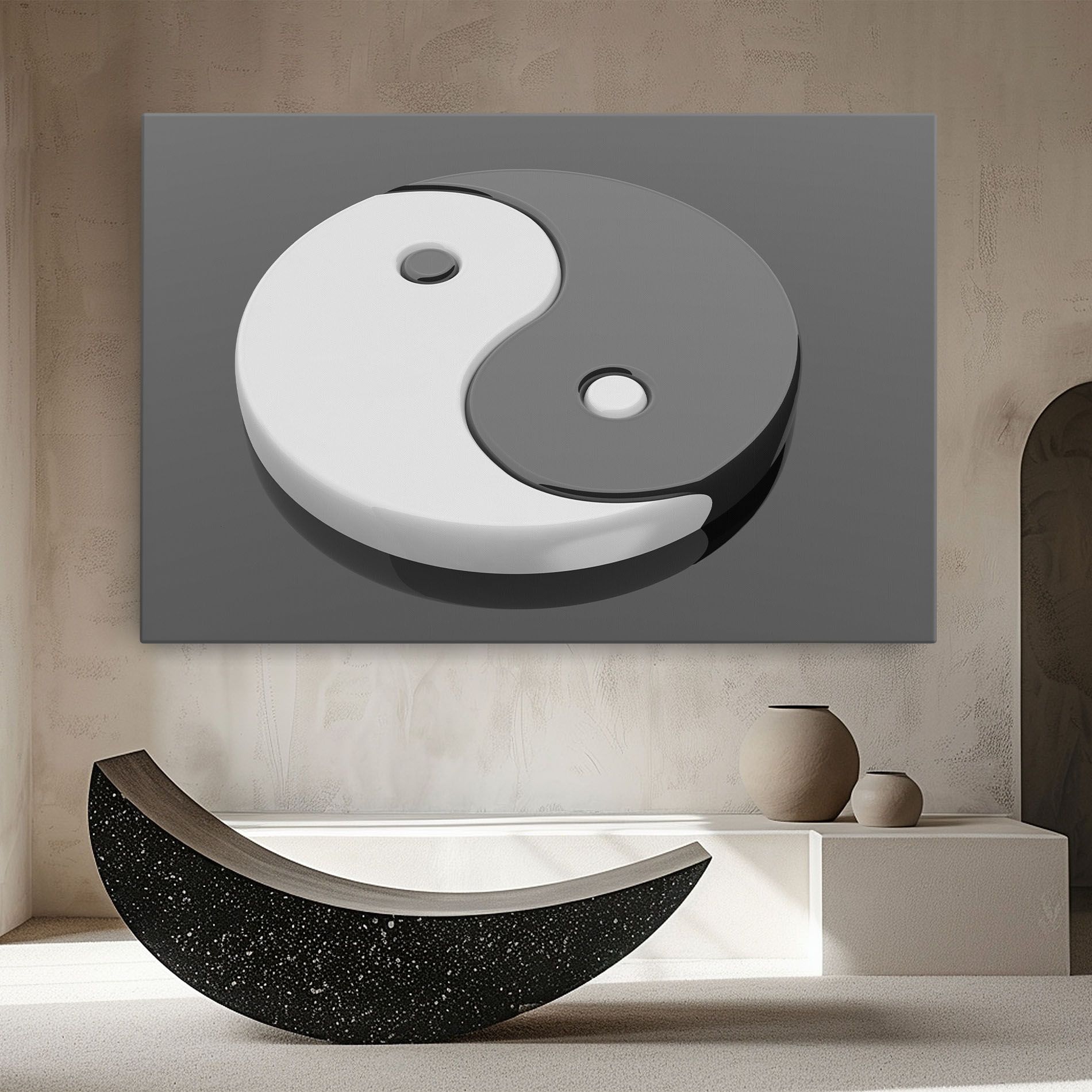 3d Yinyang mockup 8