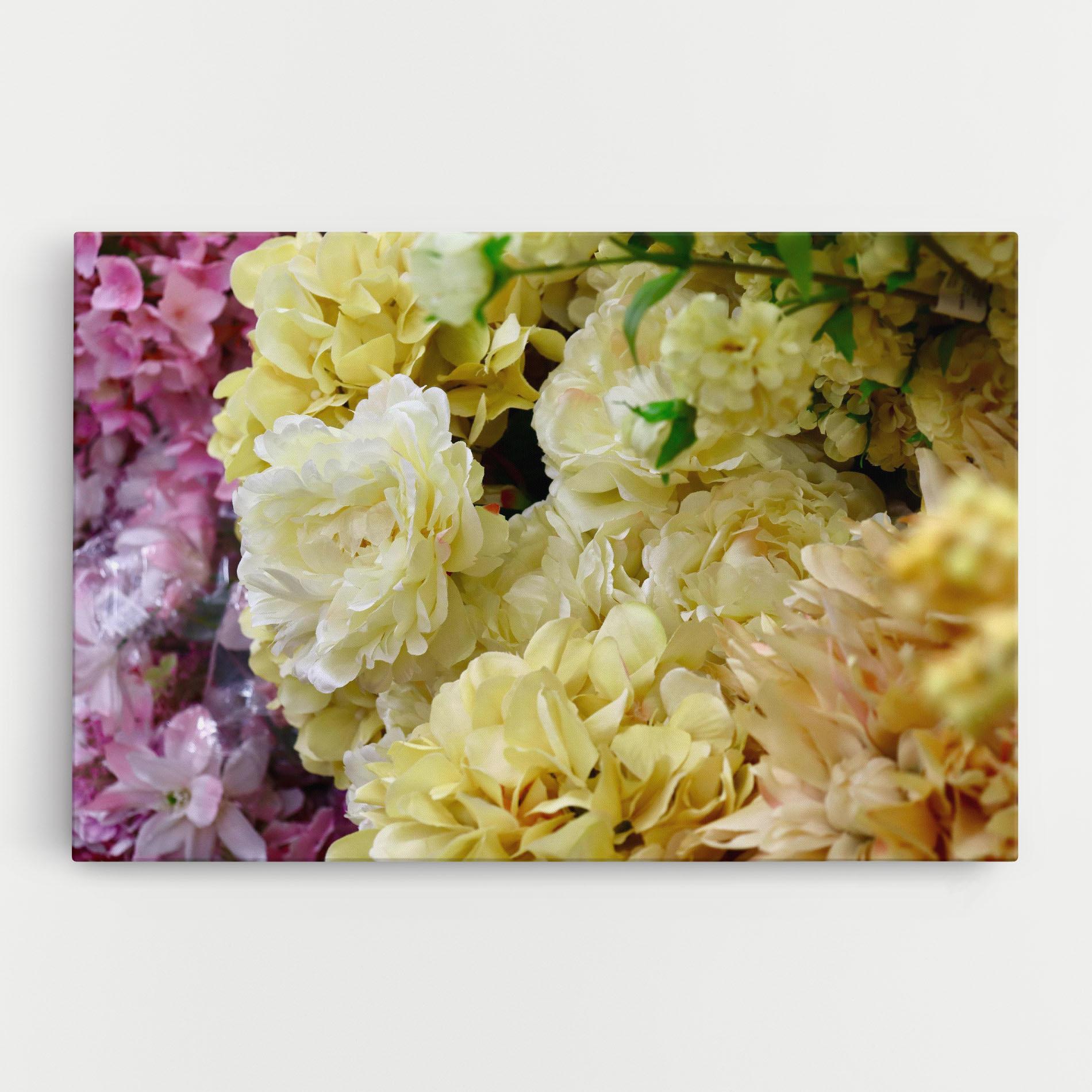 Vászonkép Beautiful Yellow Pastel mockup 0