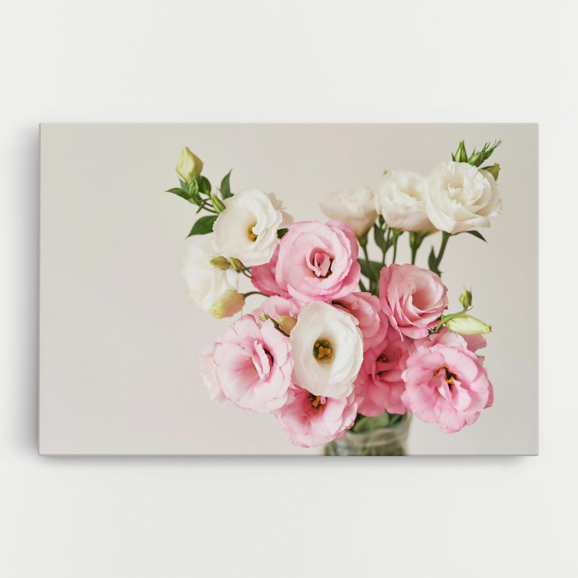 Vászonkép Cute Pink Flowers mockup 0