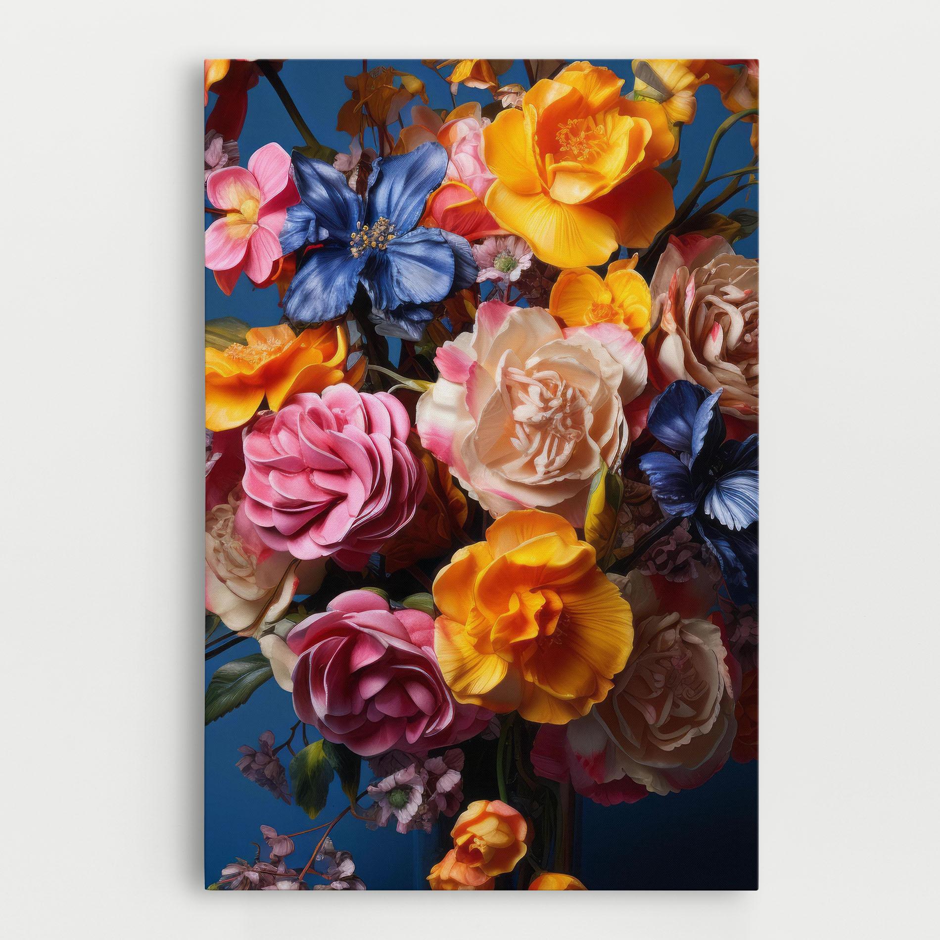 Vászonkép Colorful Flower Bouquet mockup 0