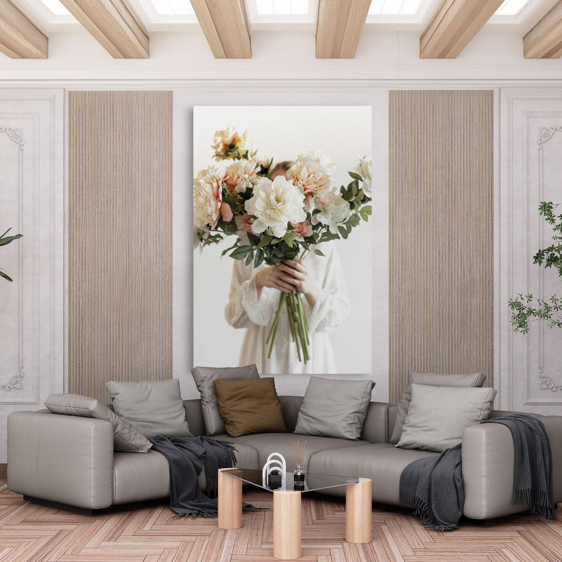 Vászonkép Bouquet Holding mockup 6