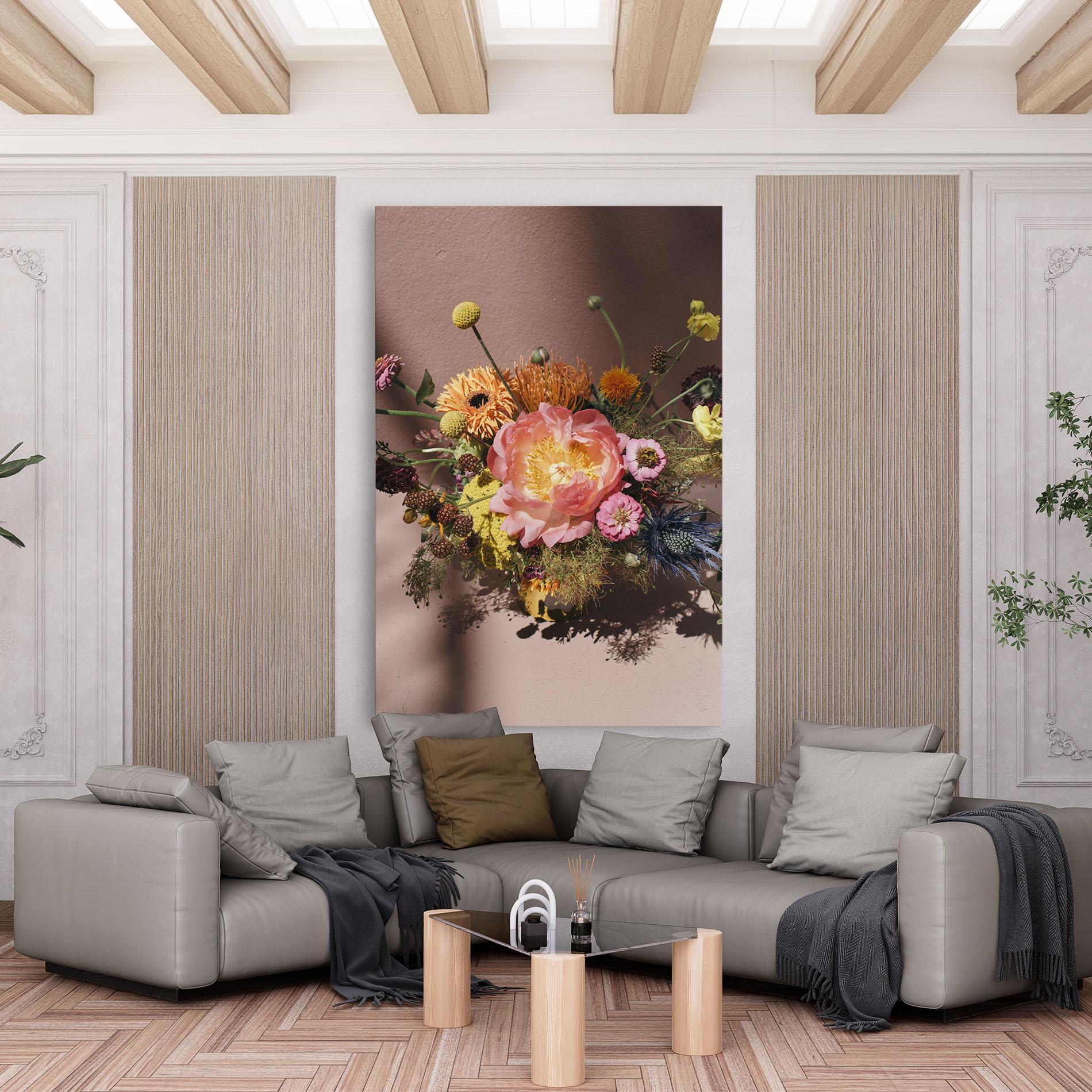 Vászonkép Pastel Orange Bouquet mockup 6