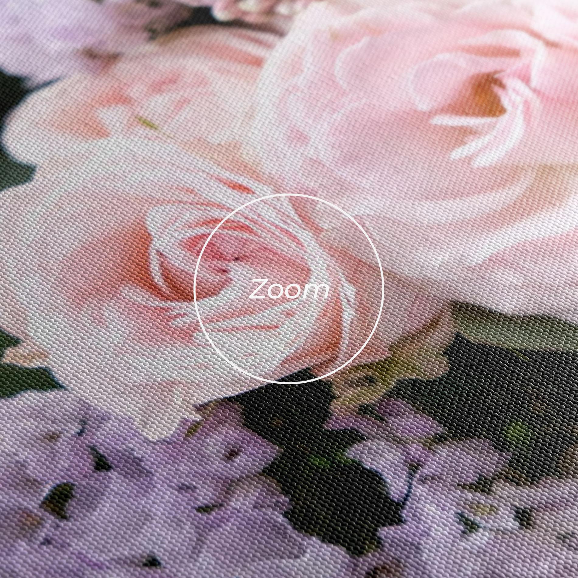 Vászonkép Beautiful Pink Roses mockup 3