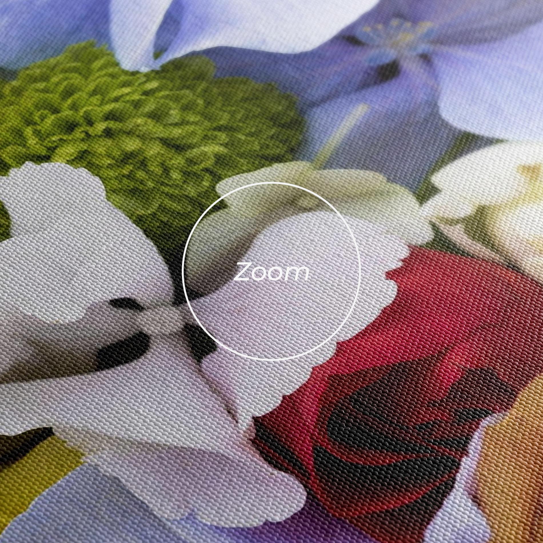 Vászonkép Color Mix Flower Bouquet mockup 3