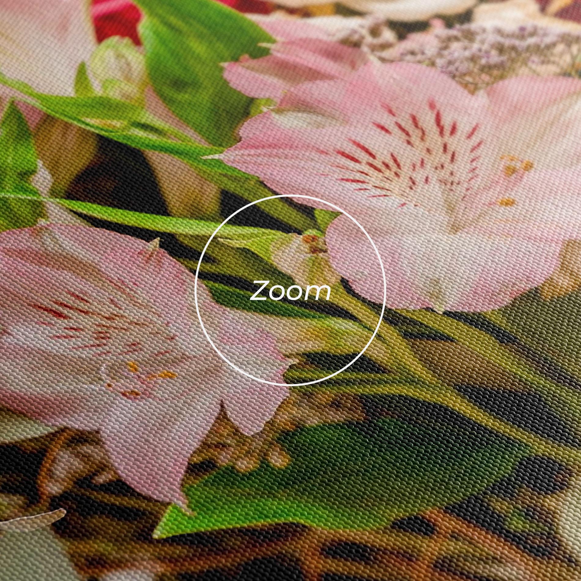 Vászonkép Girly Pink Bouquet mockup 3