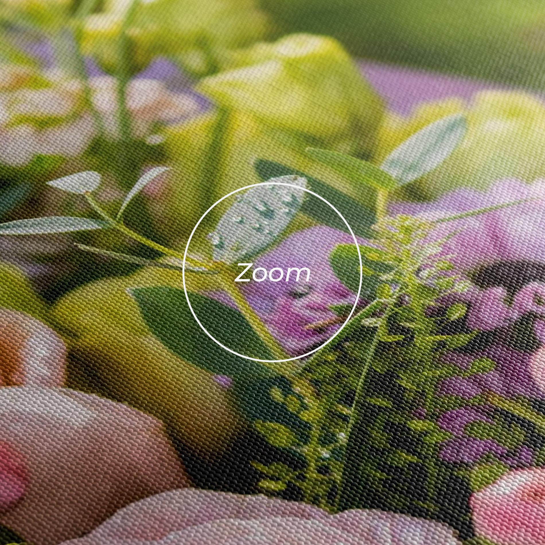 Vászonkép Green Pink Bouquet mockup 3