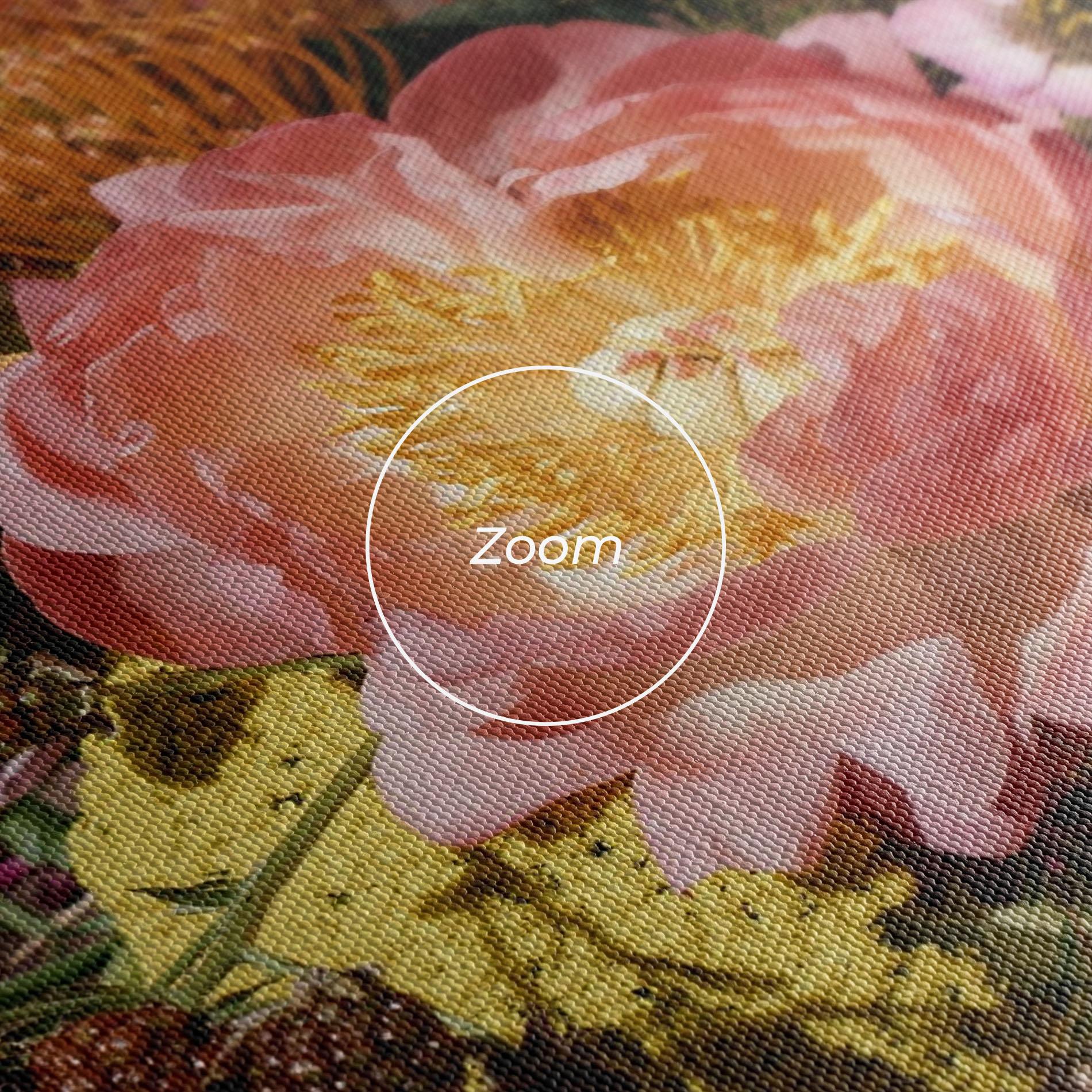 Vászonkép Pastel Orange Bouquet mockup 3