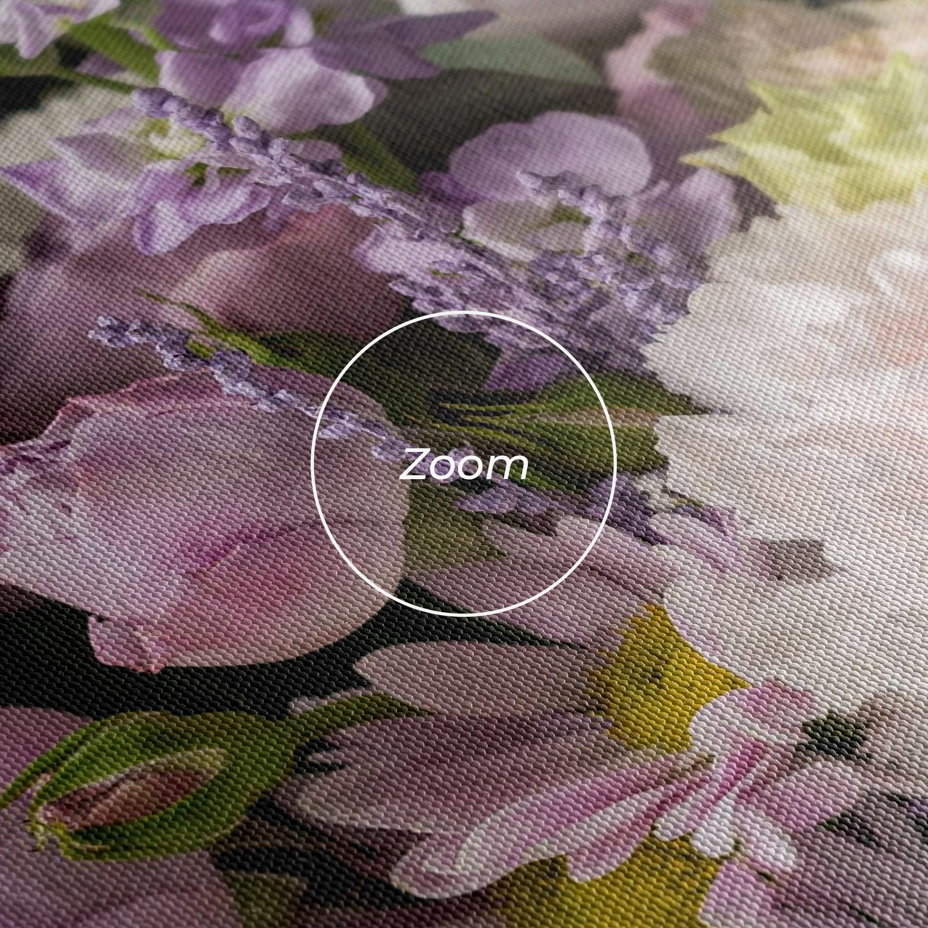 Vászonkép Pastel Purple Bouquet mockup 3