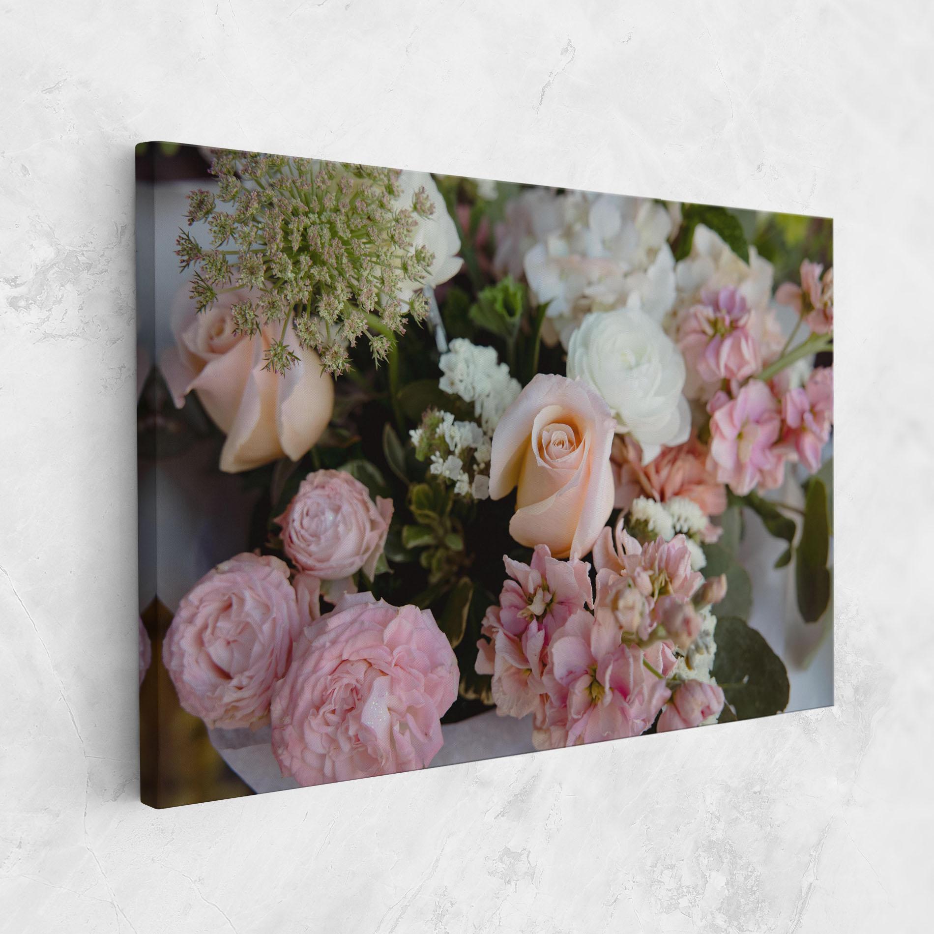 Vászonkép Beautiful Pink Pastel mockup 1