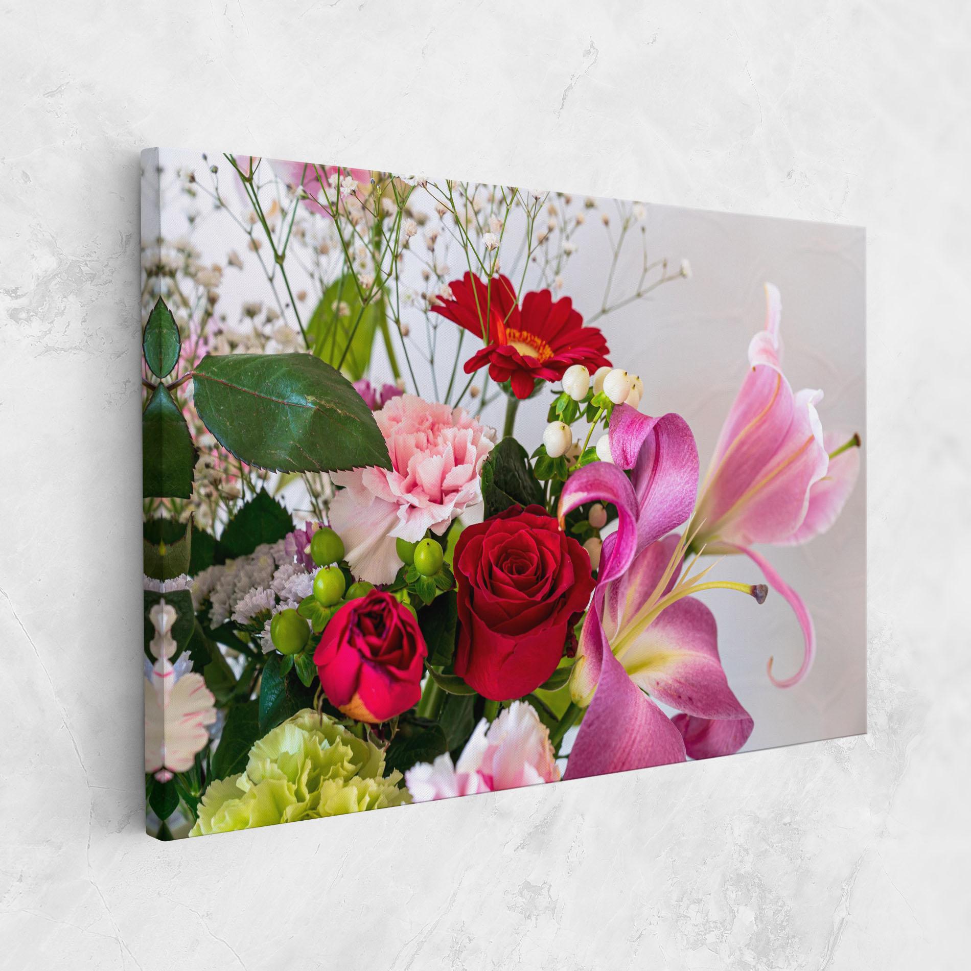 Vászonkép Bouquet mockup 1