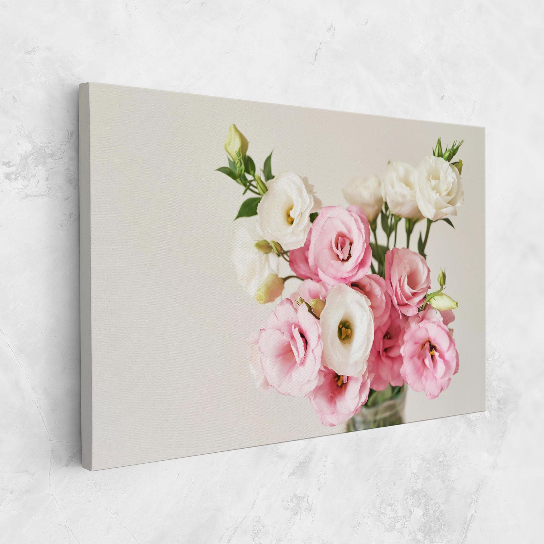 Vászonkép Cute Pink Flowers mockup 1