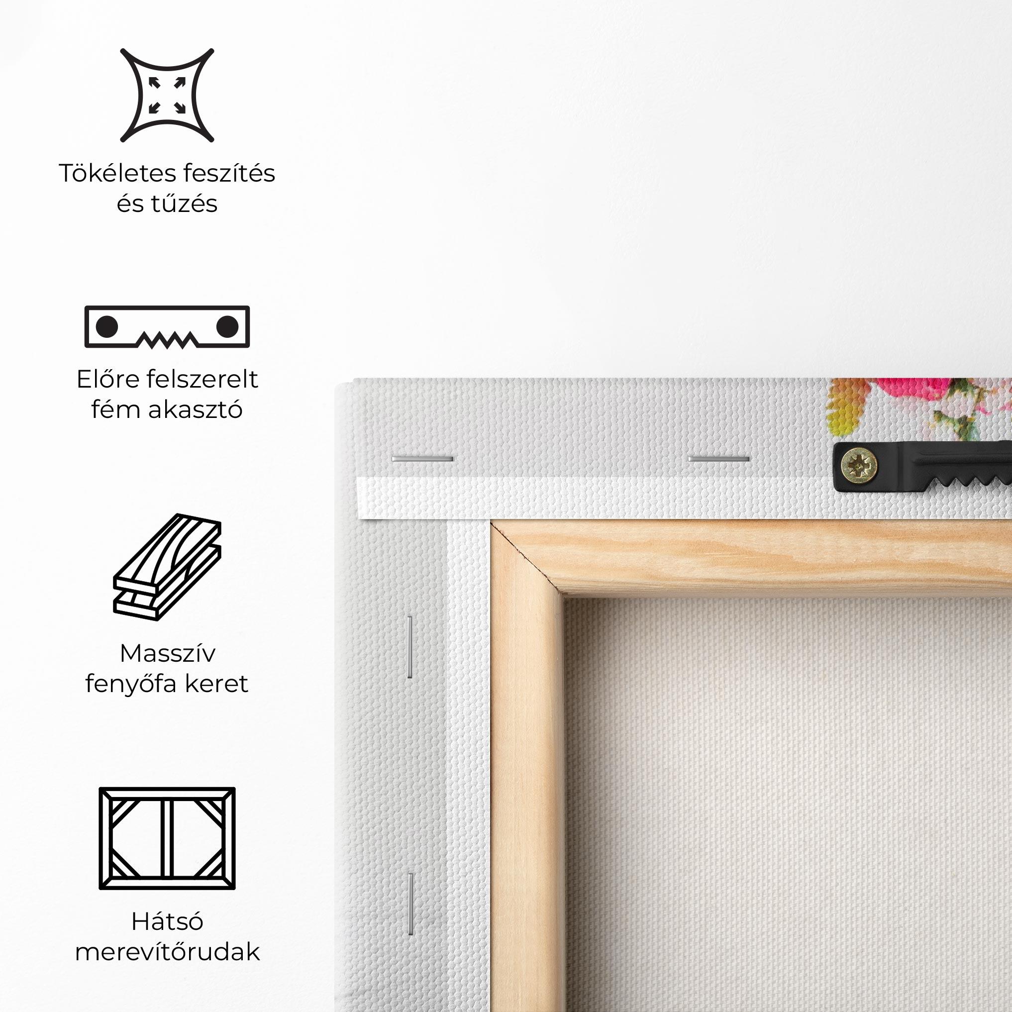 Vászonkép Bouquet Flowers Vase mockup 5