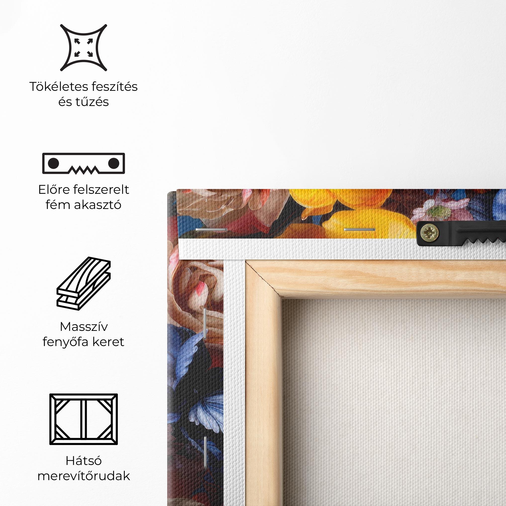 Vászonkép Colorful Flower Bouquet mockup 5