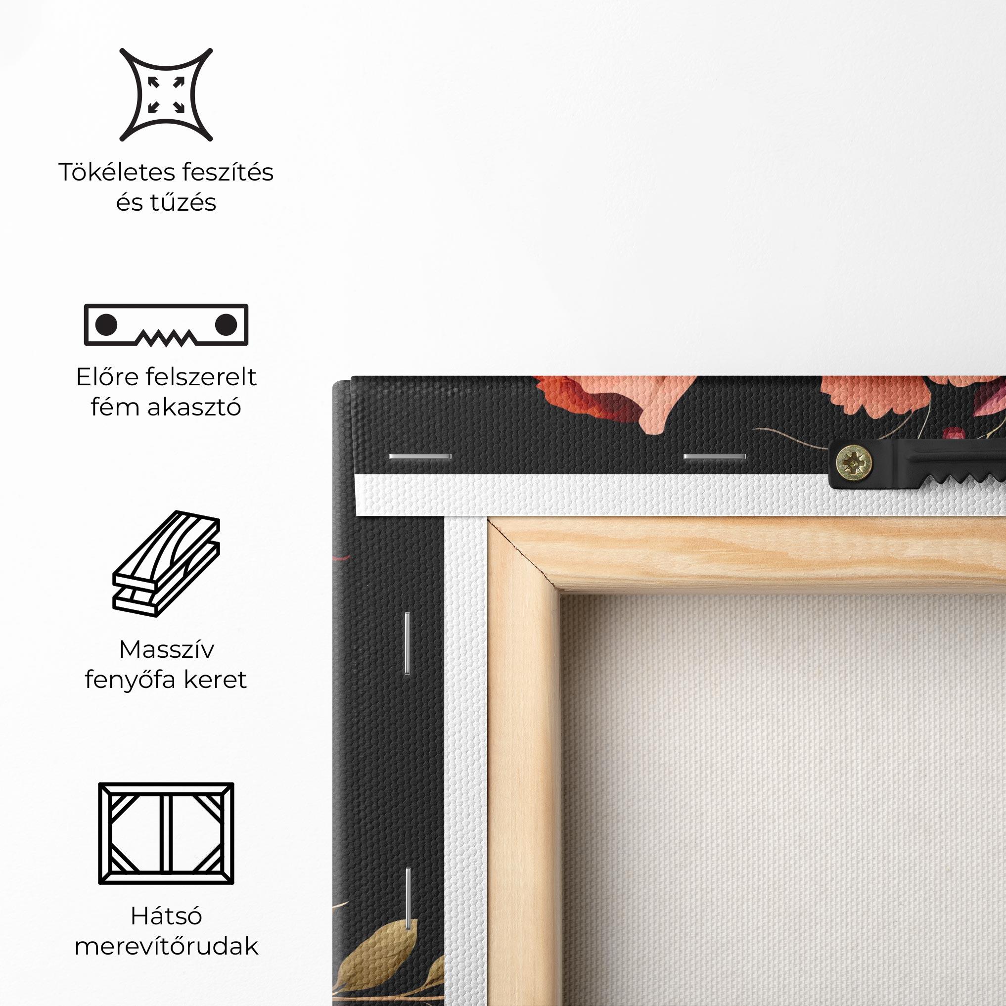 Vászonkép Vintage Bouquet Art mockup 5