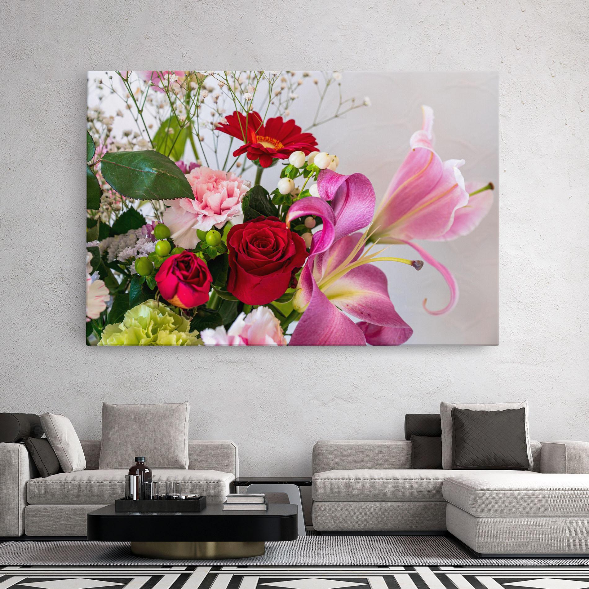 Vászonkép Bouquet mockup 2