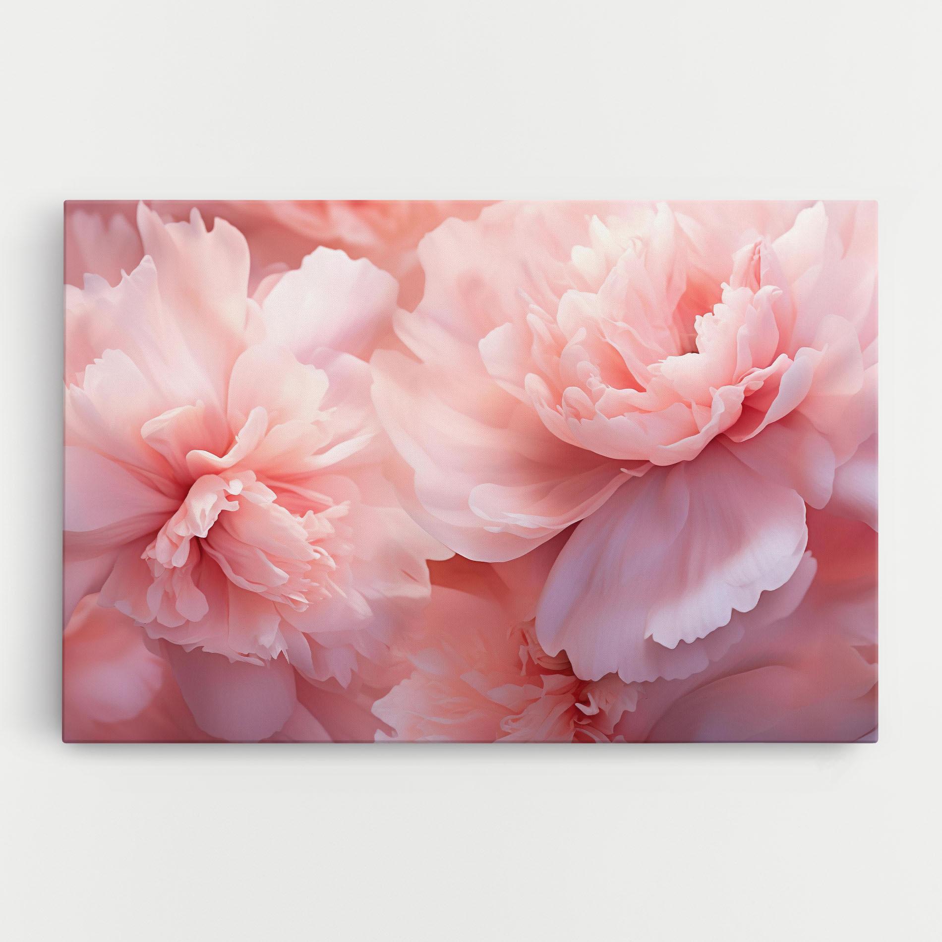 Vászonkép Close Up Dreamy Peony mockup 0