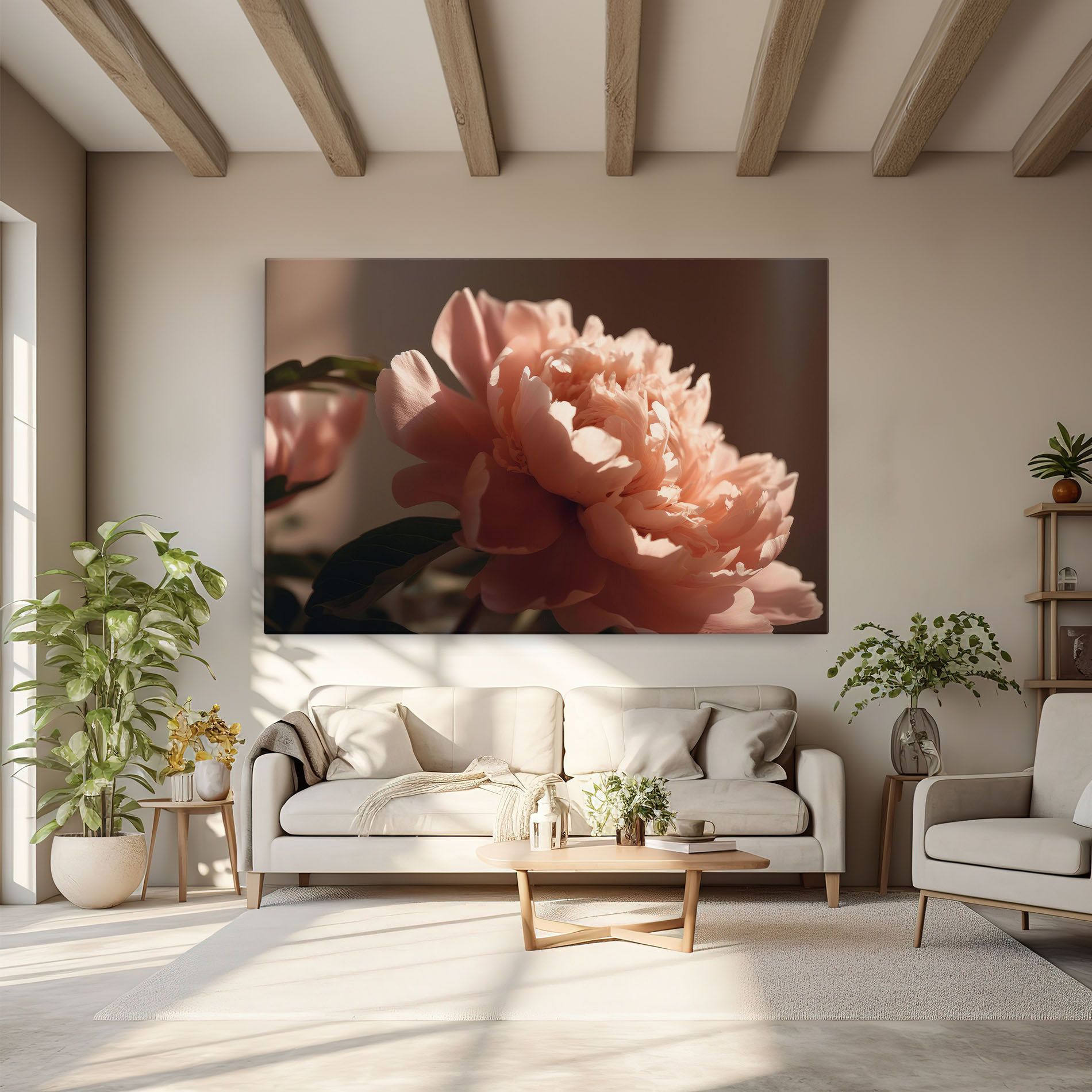 Light Orange Peony View mockup 6
