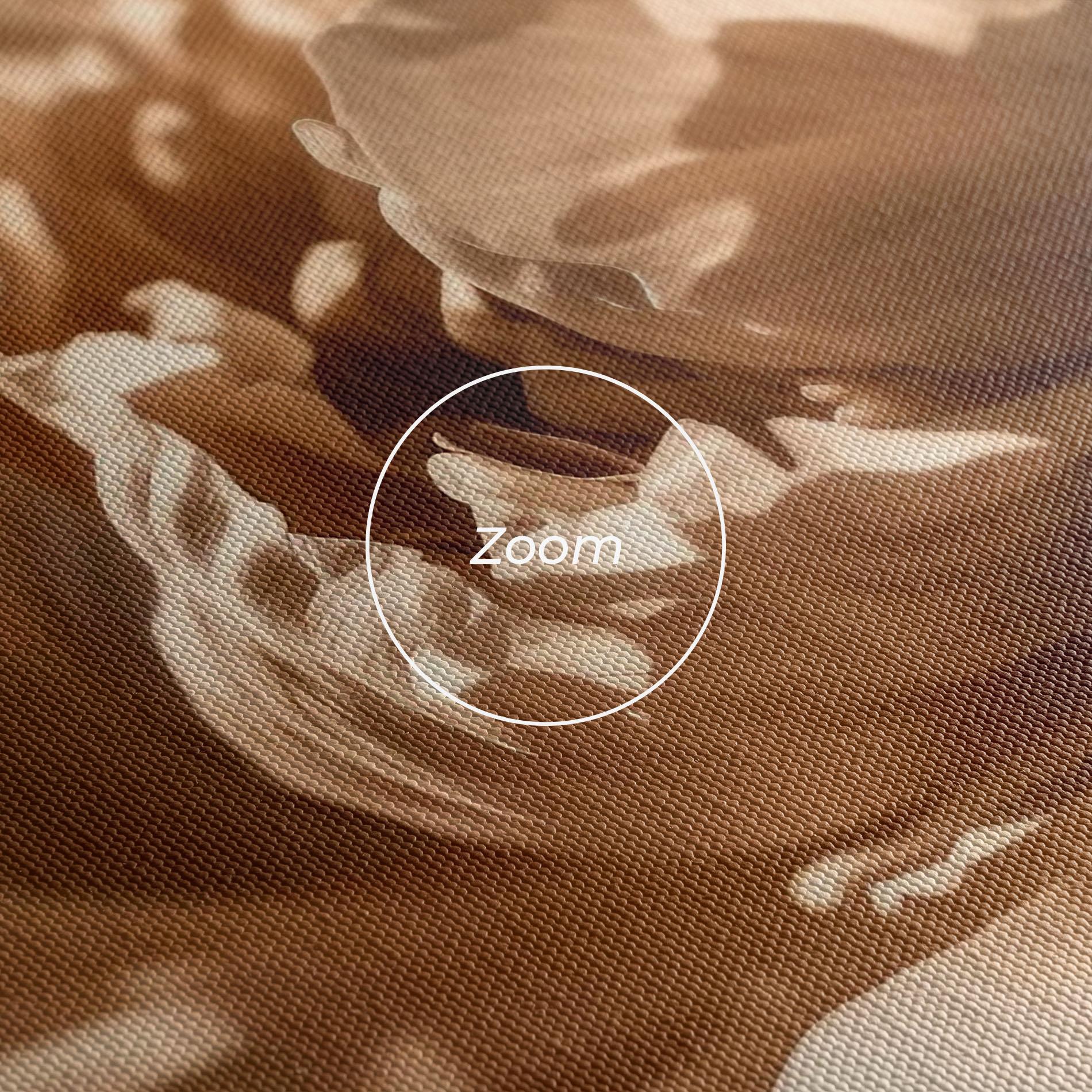 Vászonkép Cream Peony mockup 3