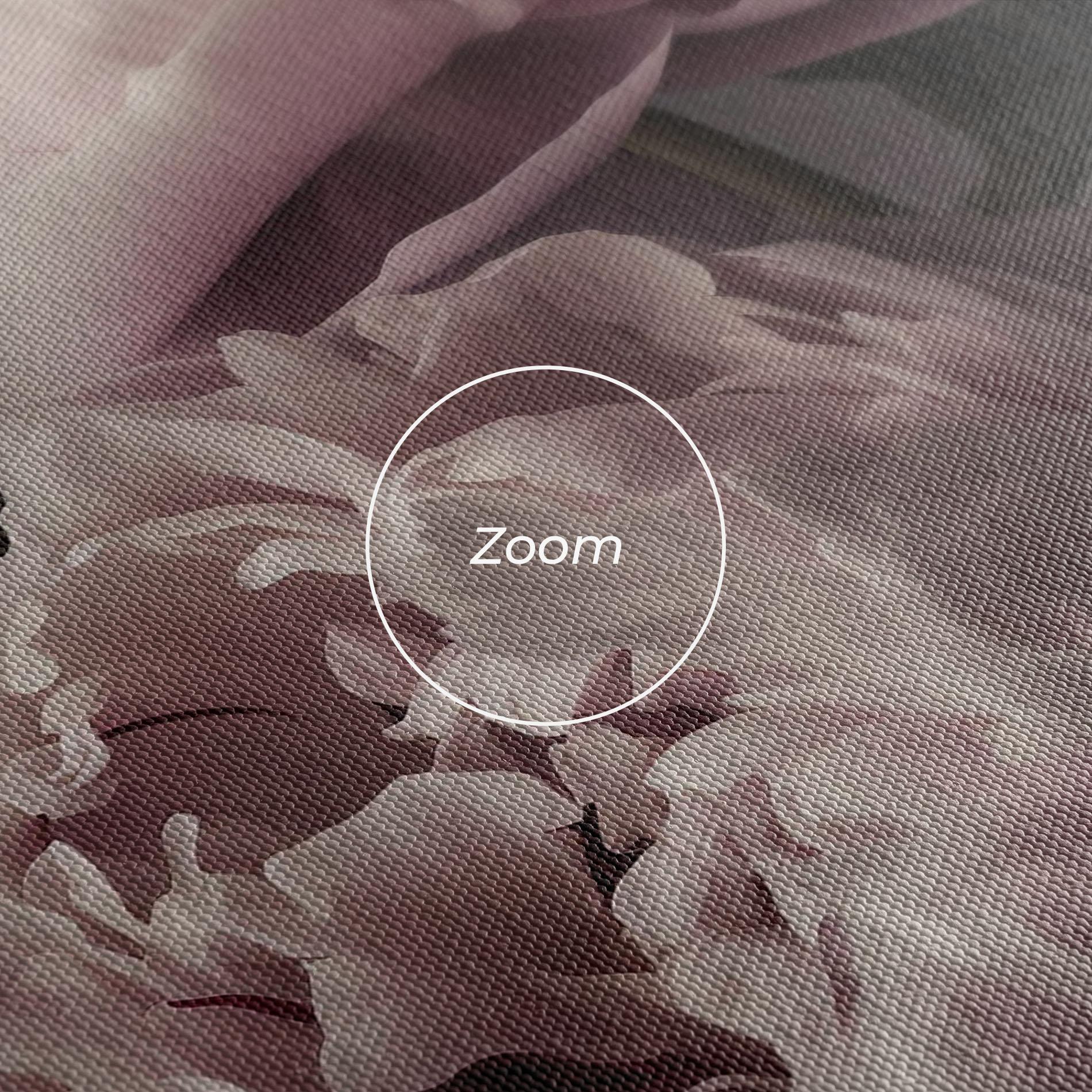 Vászonkép Grey Pastel Pink Peony mockup 3