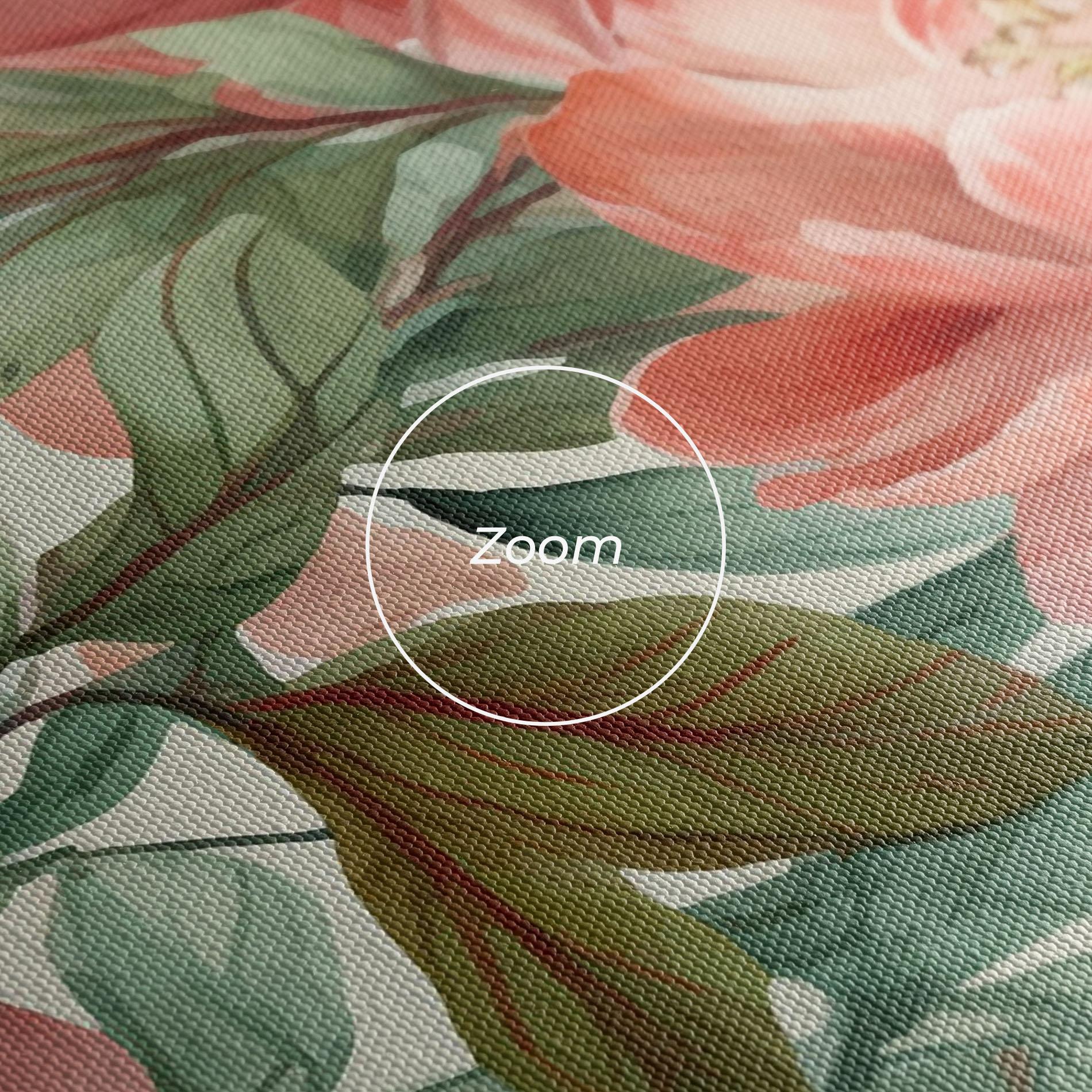 Vászonkép Light Red Peony mockup 3