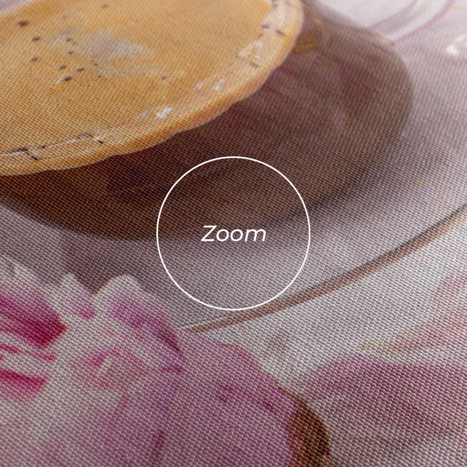 Vászonkép Peony And Coffee mockup 3