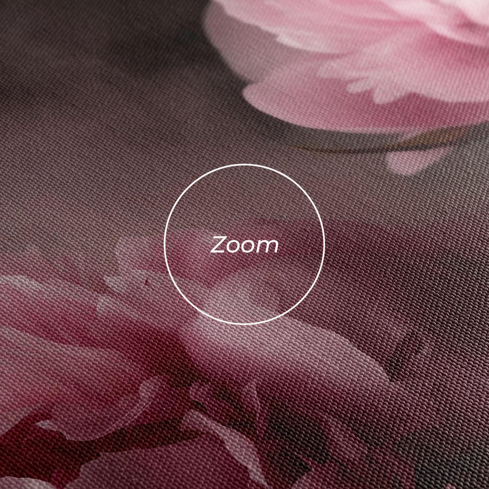 Vászonkép Peony In Smoke mockup 3