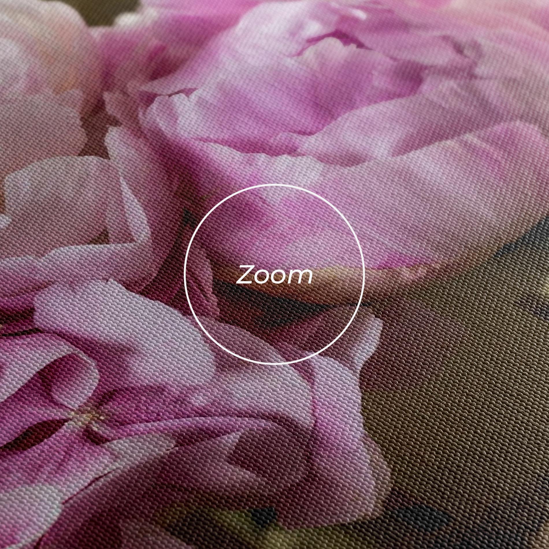 Vászonkép Peony On Table mockup 3