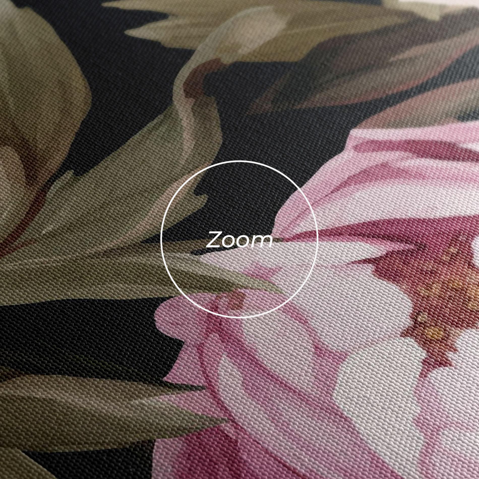 Vászonkép Peony Paint mockup 3